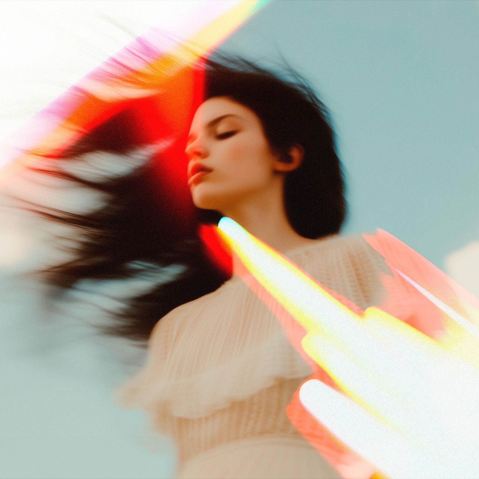 prismatic light leaks overlays