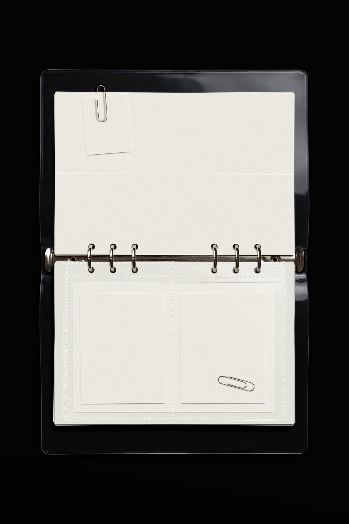 Planner • Binder Mockup • Leather / Plastic Cover • Paper Archives 01 Glowhub Creative Co.