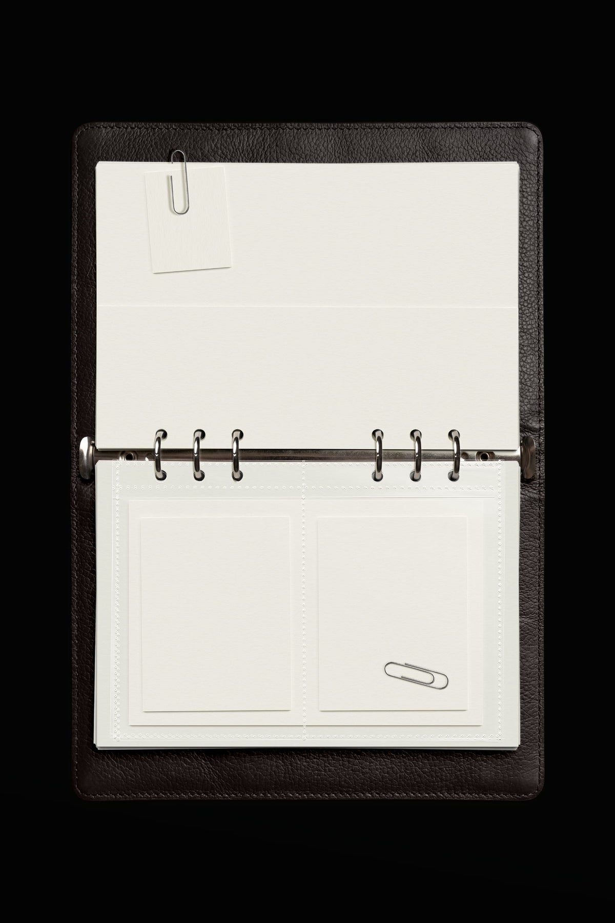 Planner • Binder Mockup • Leather / Plastic Cover • Paper Archives 01 Glowhub Creative Co.