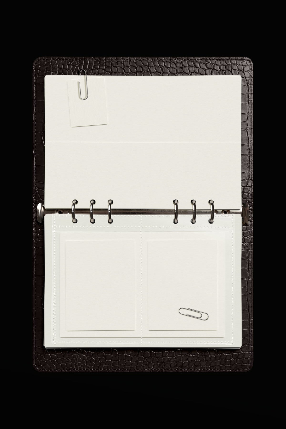 Planner • Binder Mockup • Leather / Plastic Cover • Paper Archives 01 Glowhub Creative Co.