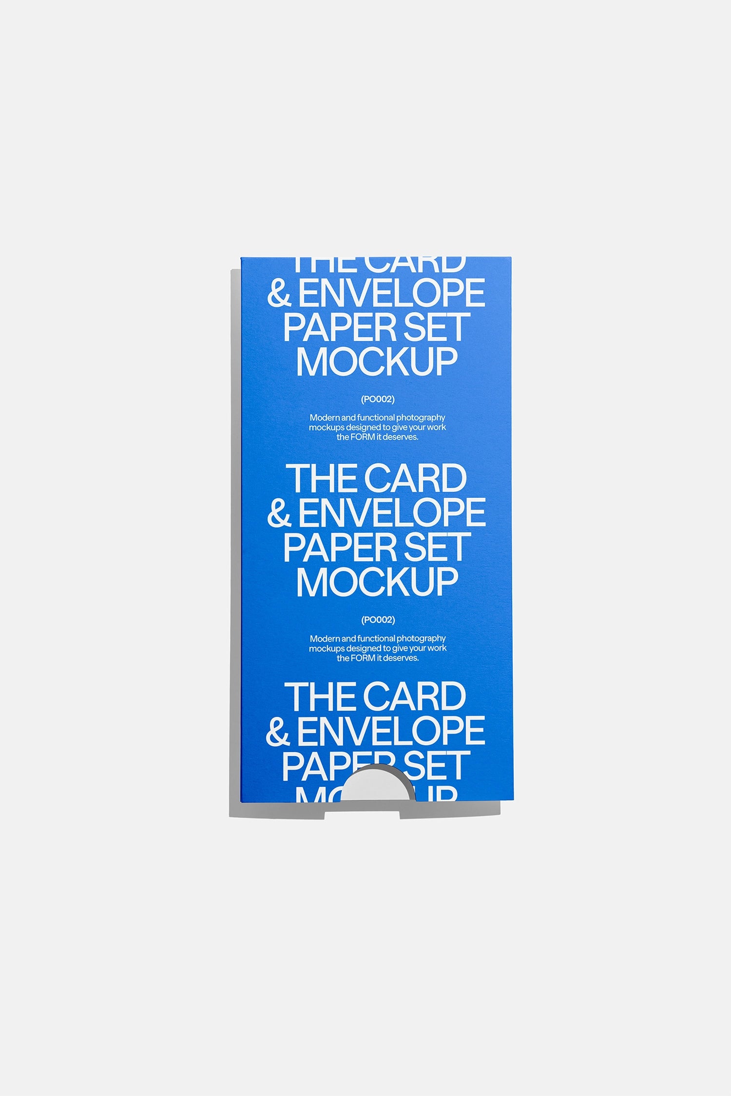 Card & Envelope Mockup PO002 Just Form Mockups