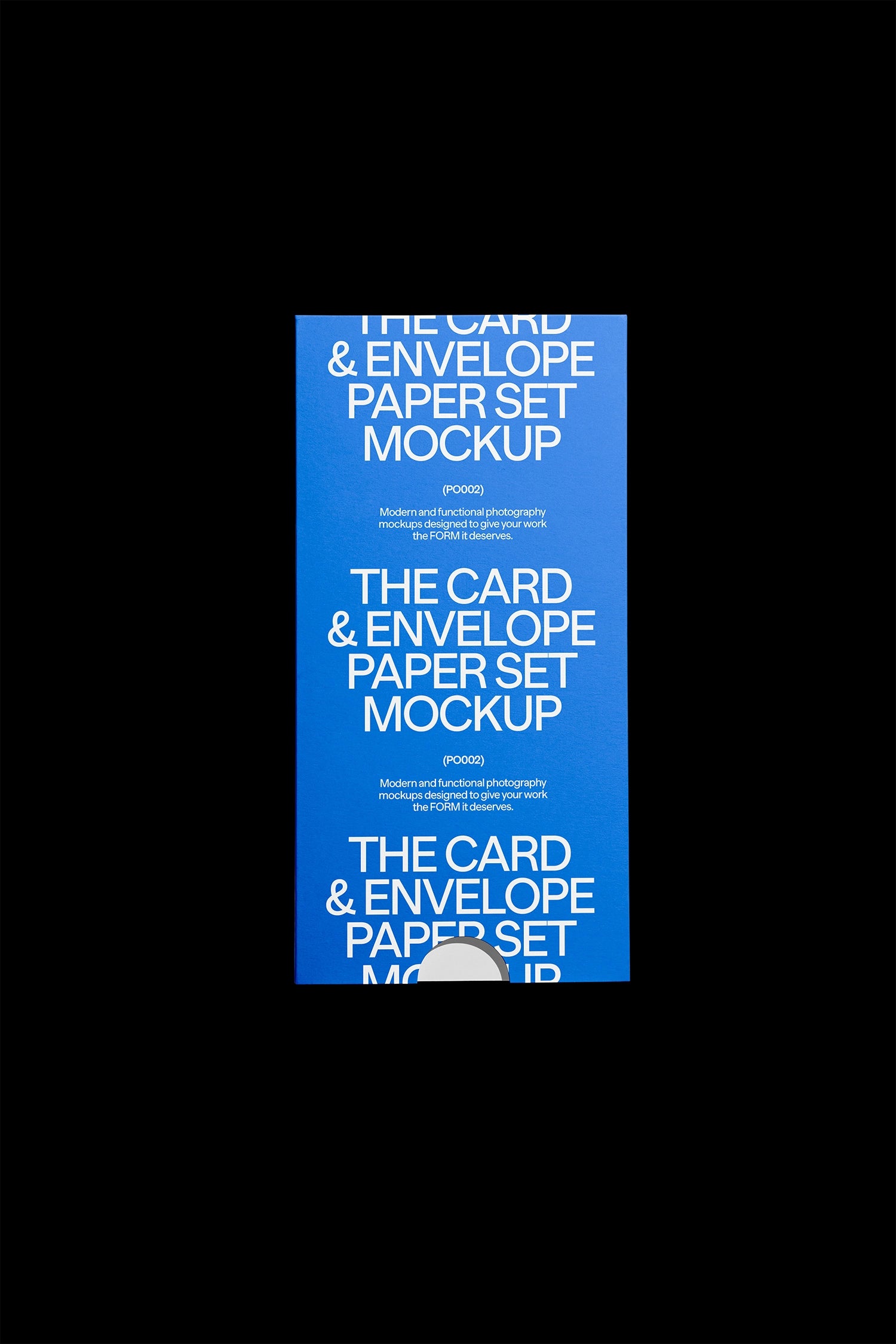 Card & Envelope Mockup PO002 Just Form Mockups