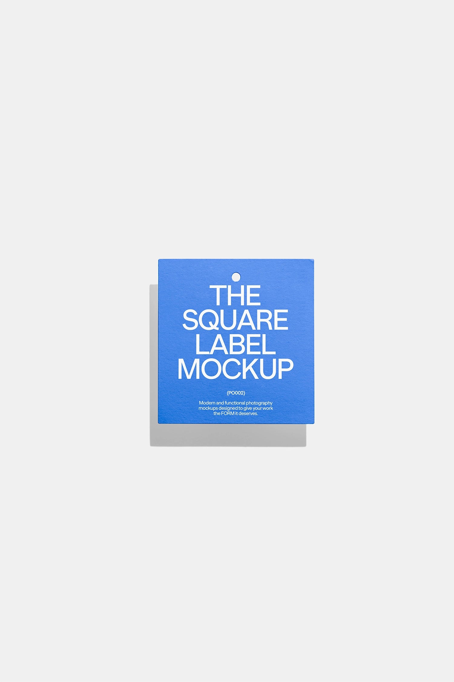 Label Tag Mockup PO002 Just Form Mockups