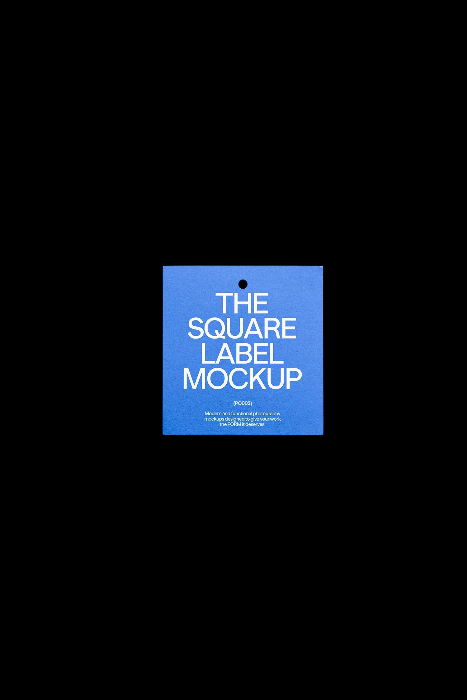 Label Tag Mockup PO002 Just Form Mockups