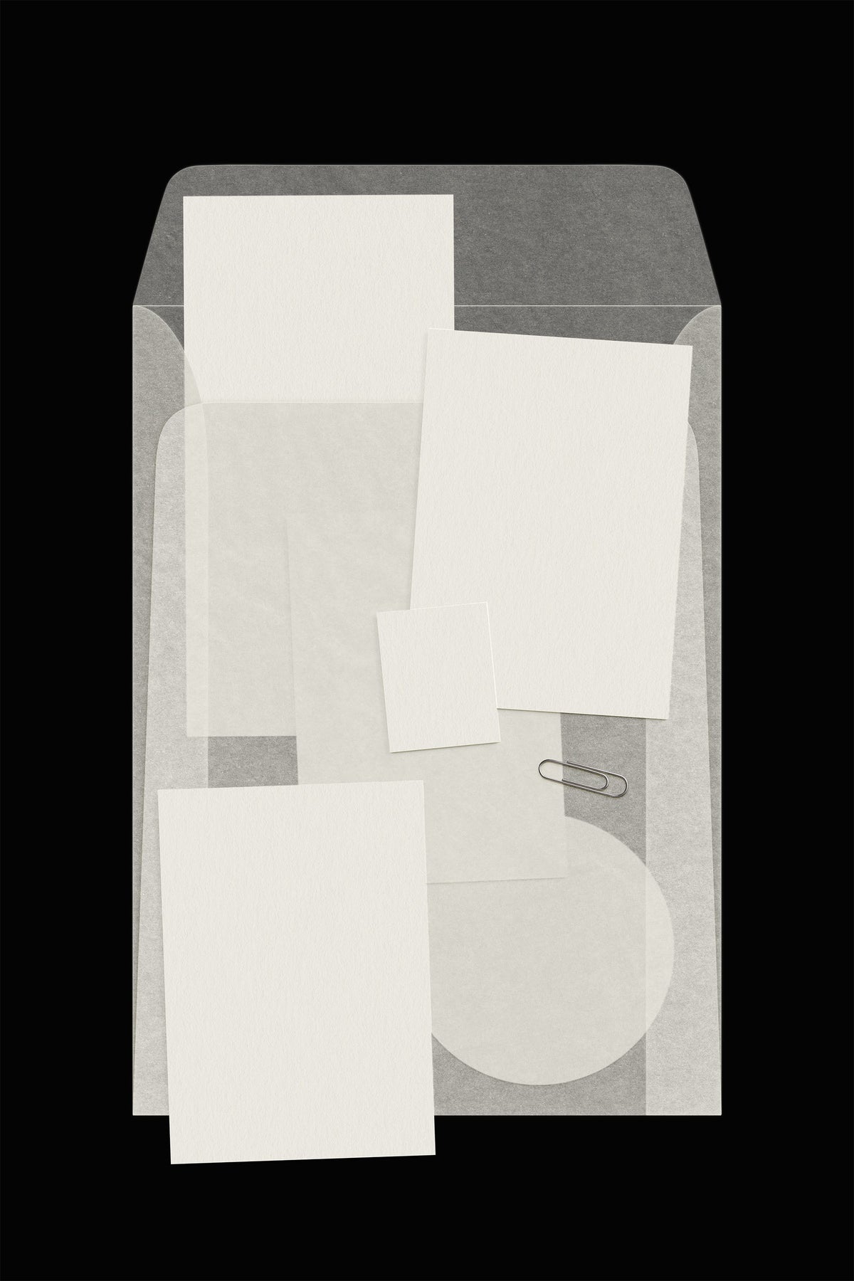 Vellum Envelope Mockup • Paper Archives 04 Glowhub Creative Co.