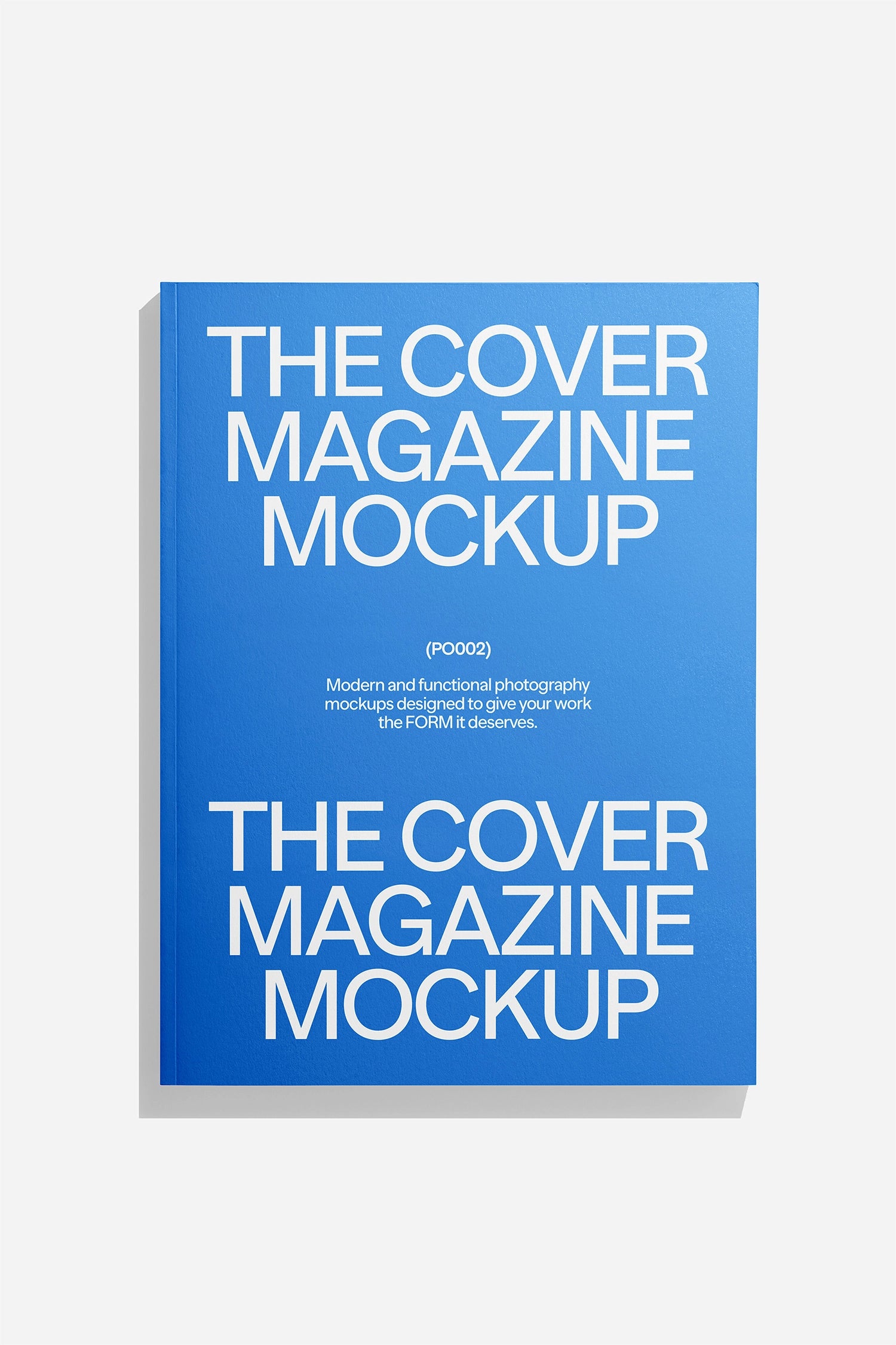 Magazine Cover Mockup PO002 Just Form Mockups