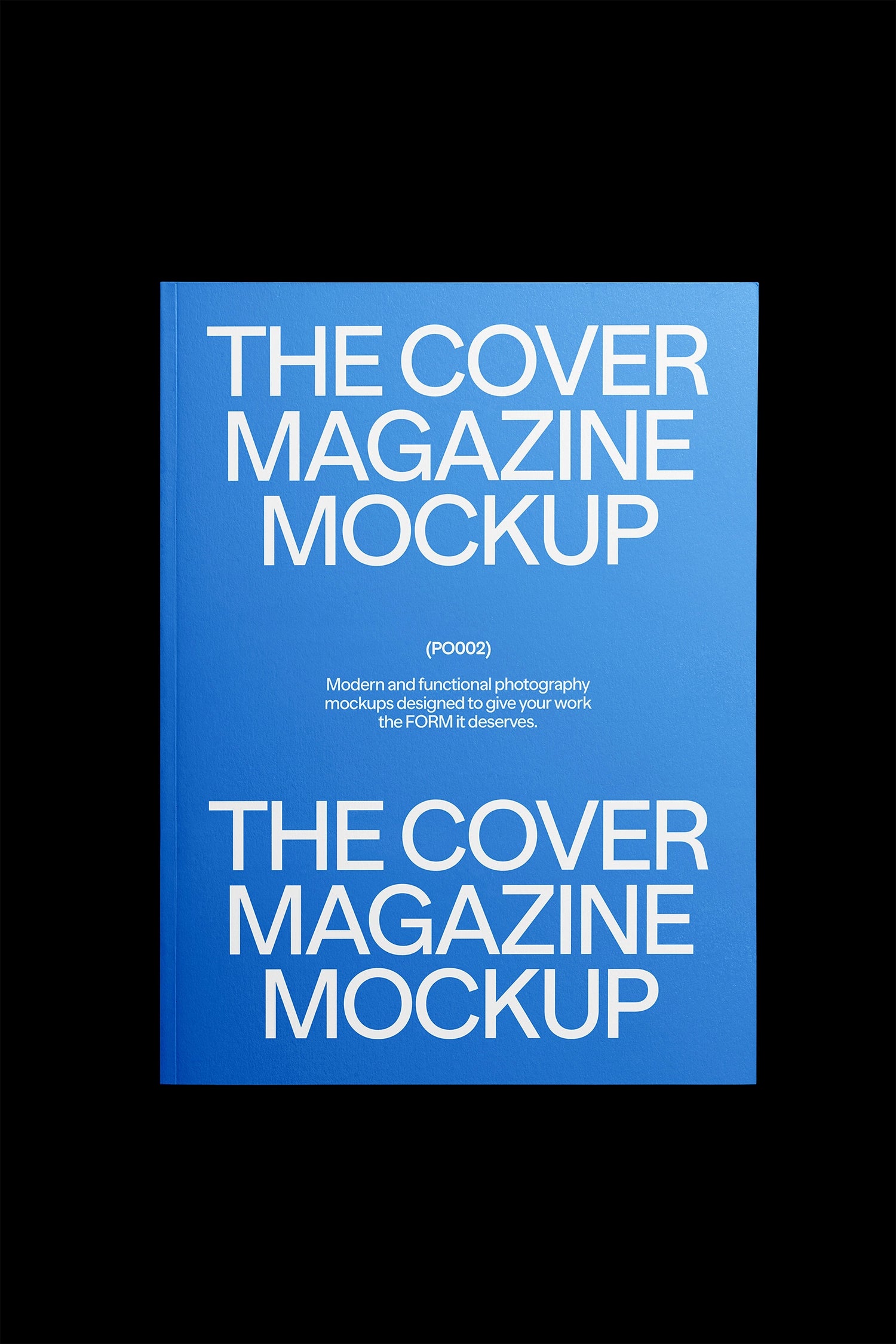Magazine Cover Mockup PO002 Just Form Mockups