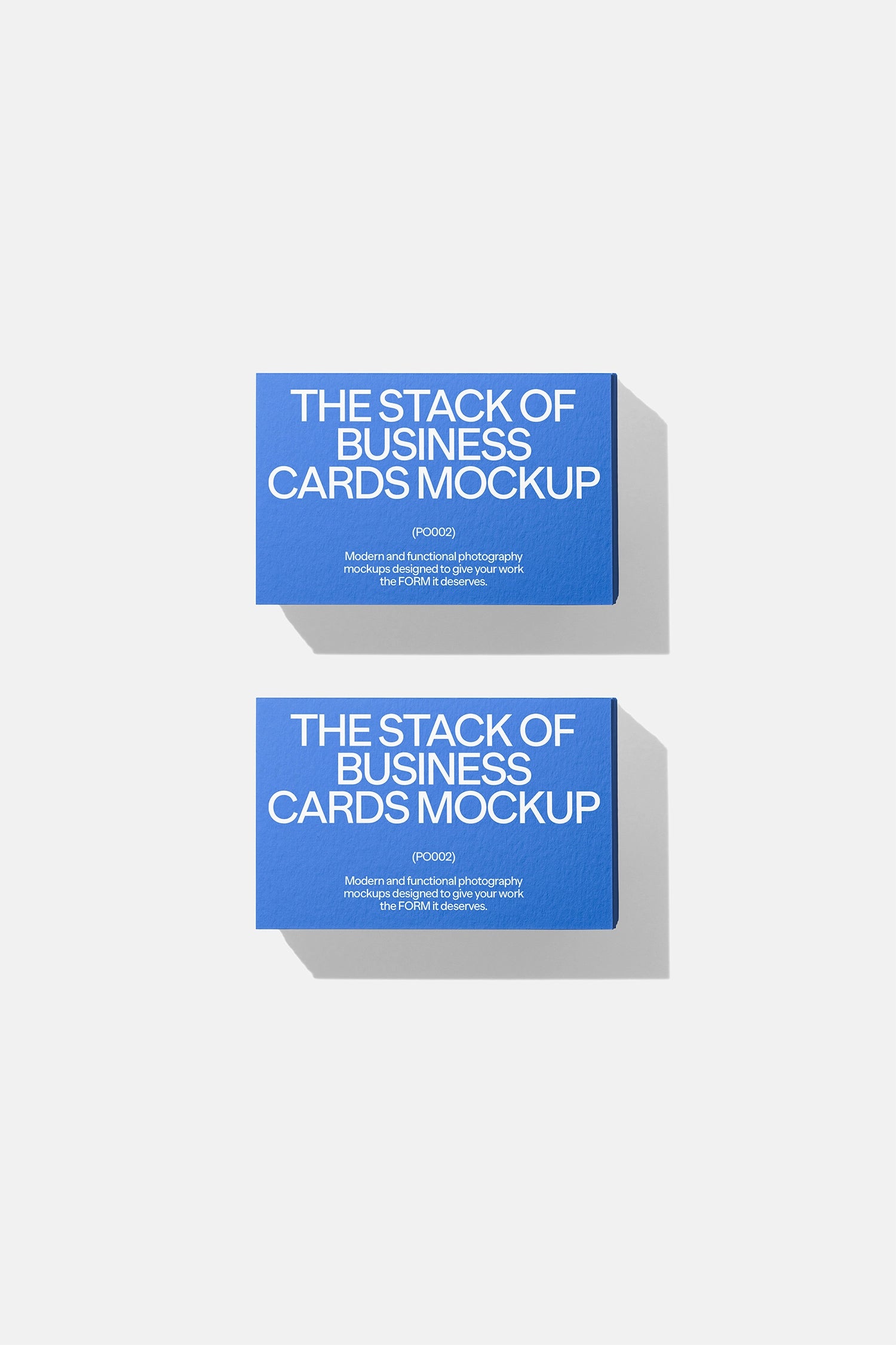 Business Card Mockup PO002 Just Form Mockups
