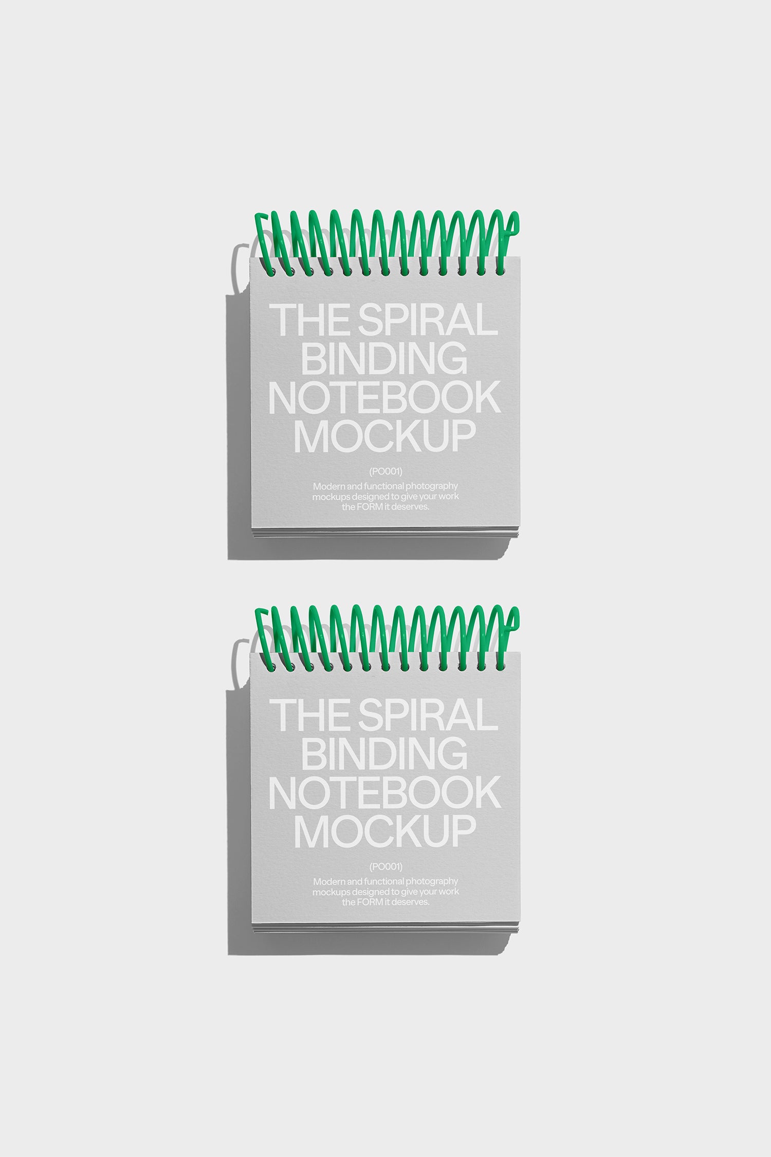 Spiral Notebook Mockup PO001 Parallel Mockup