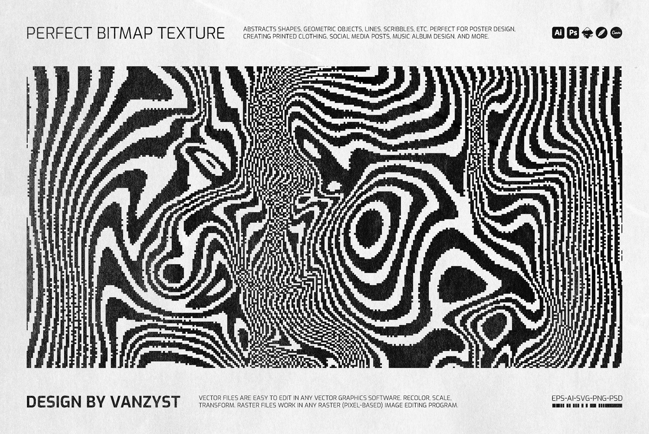 138 Bitmap Vector Shapes Pack Vanzyst