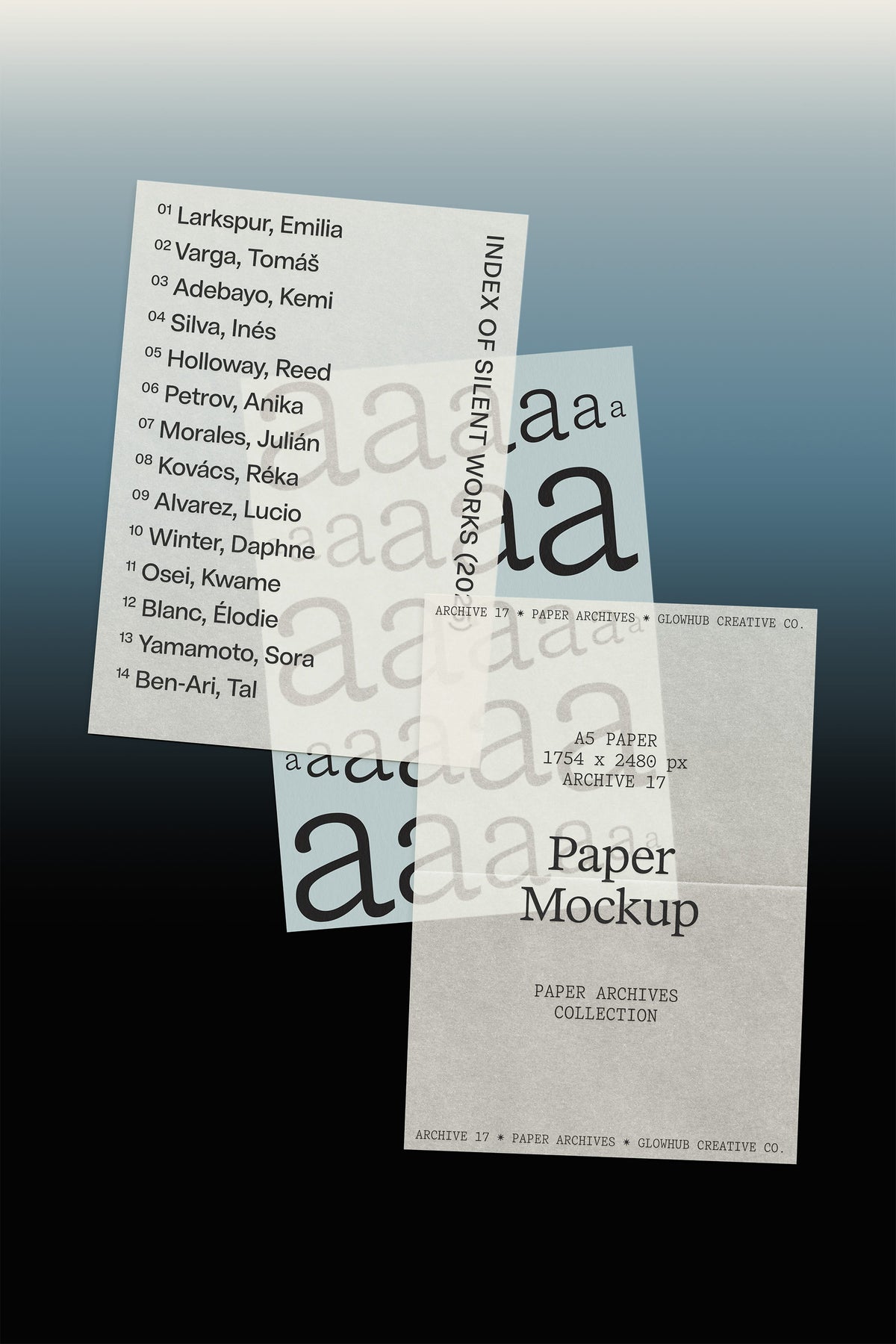 Stationery Set Mockup • Paper Archives 17 Glowhub Creative Co.