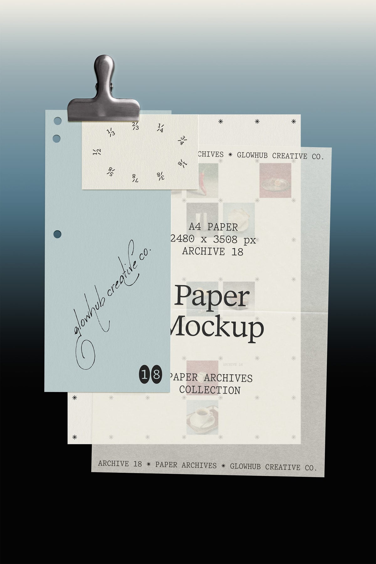 Stationery Set Mockup • Paper Archives 18 Glowhub Creative Co.