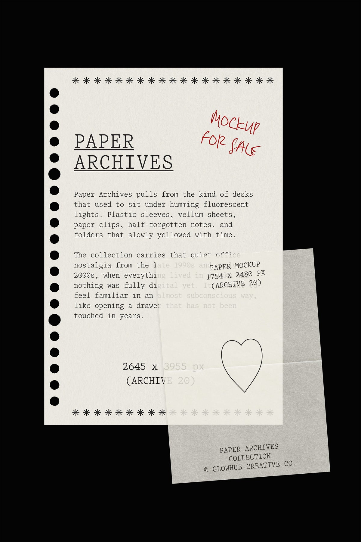 Stationery Set Mockup • Paper Archives 20 Glowhub Creative Co.