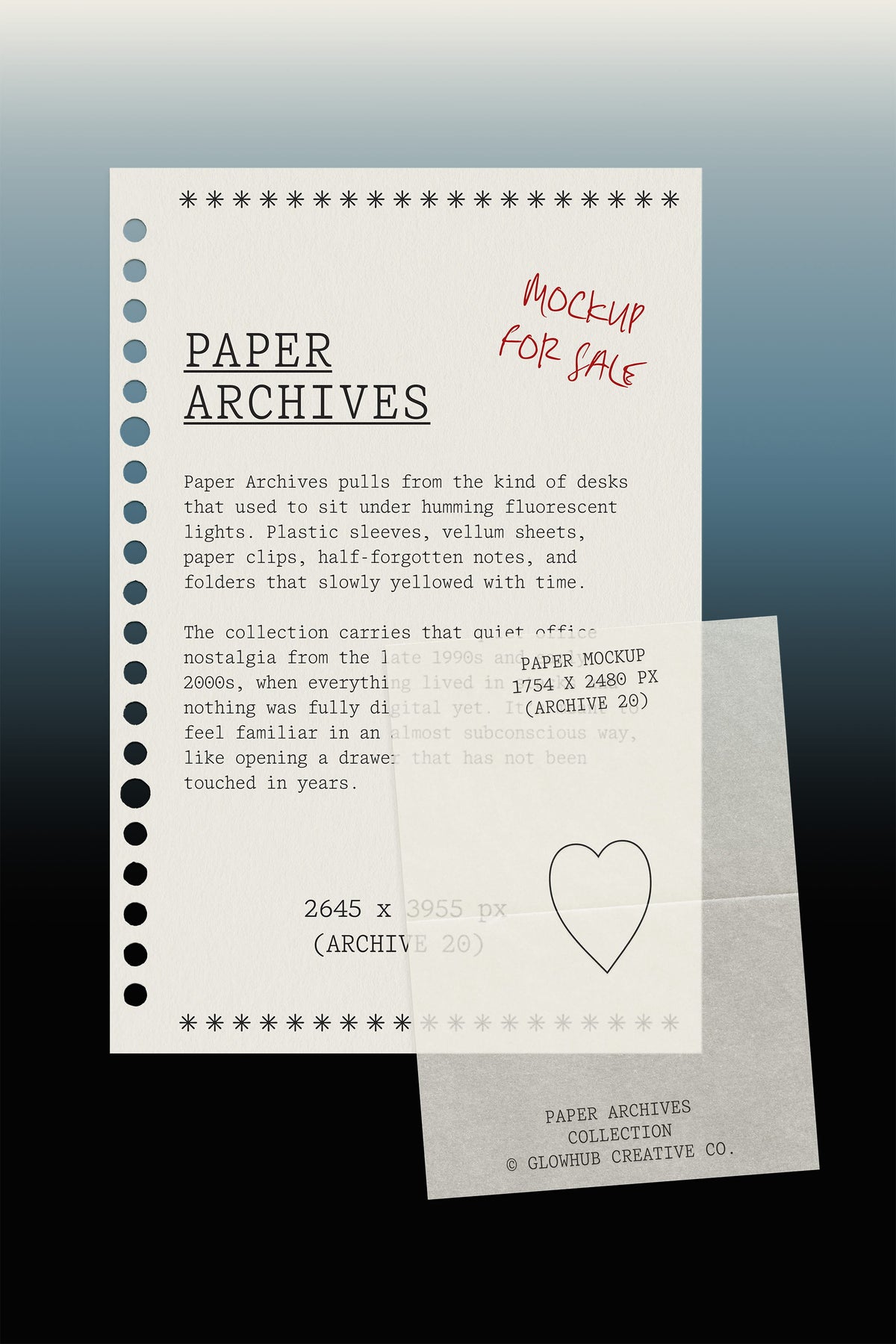 Stationery Set Mockup • Paper Archives 20 Glowhub Creative Co.