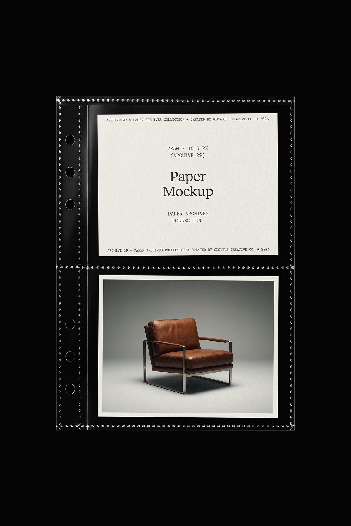 Plastic Sheet Mockup • Paper Archives 29 Glowhub Creative Co.