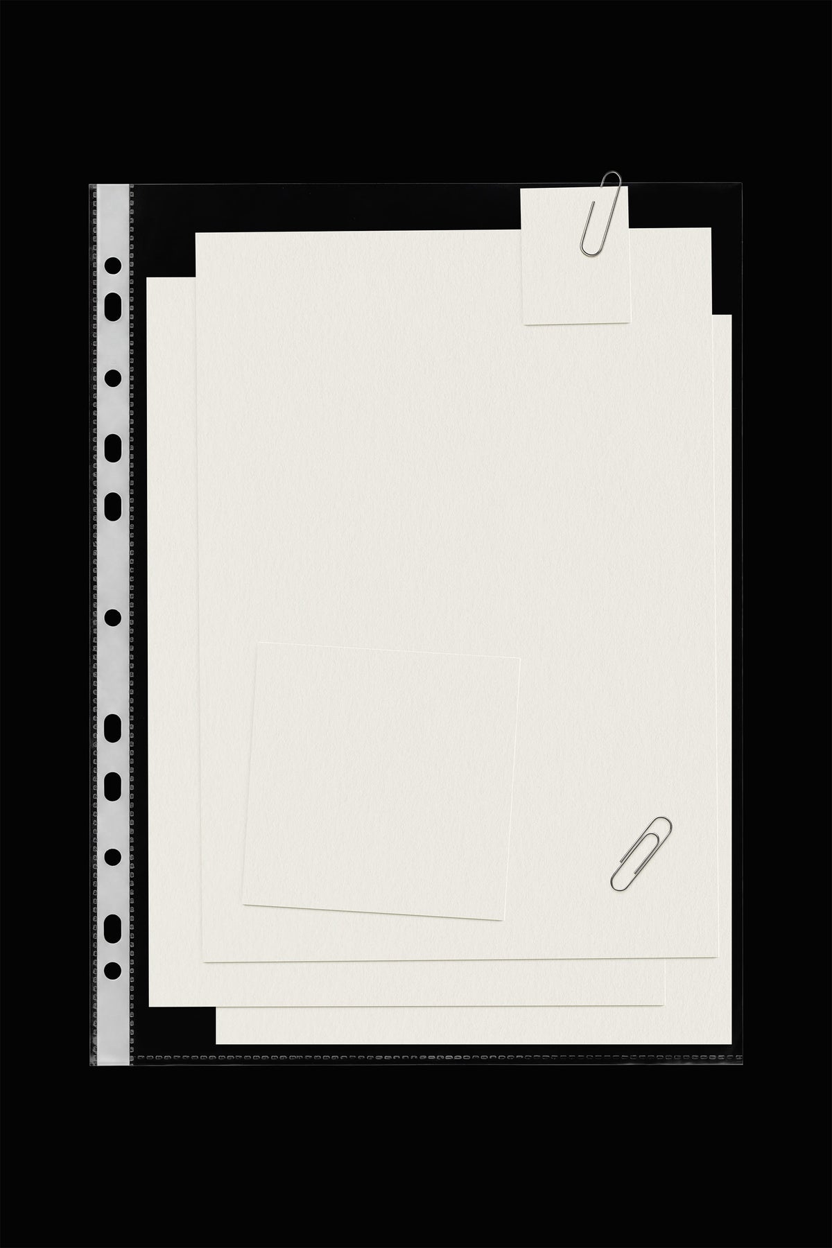 Plastic Sheet Mockup • Paper Archives 30 Glowhub Creative Co.