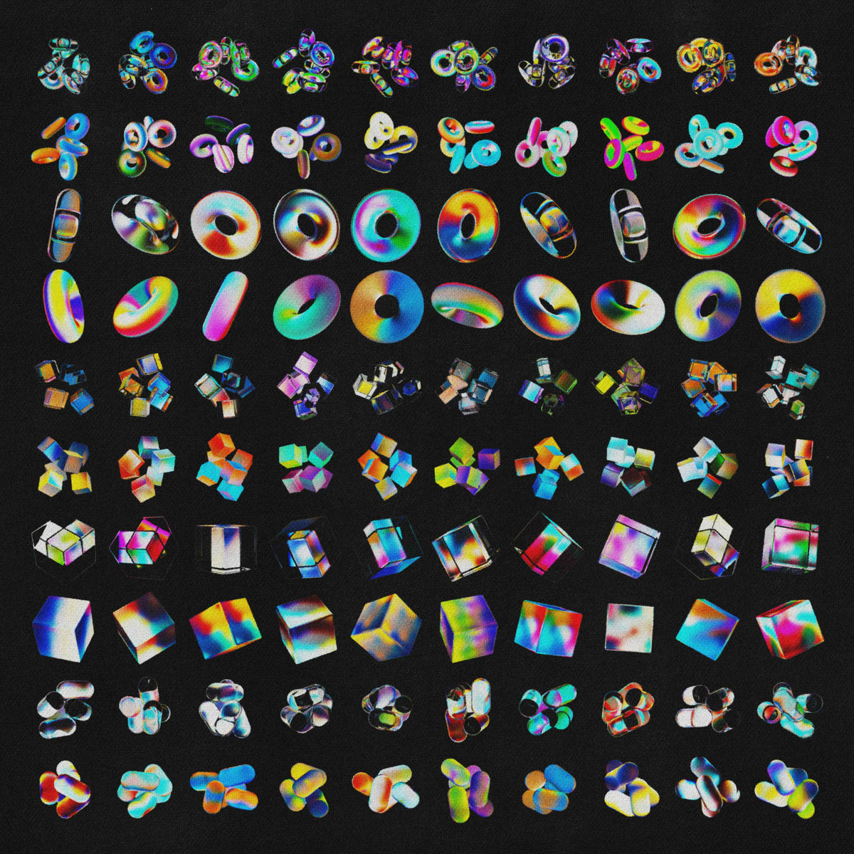 3D Gradient Glass Renders Asset Pack (Vol.1) Jason Santos