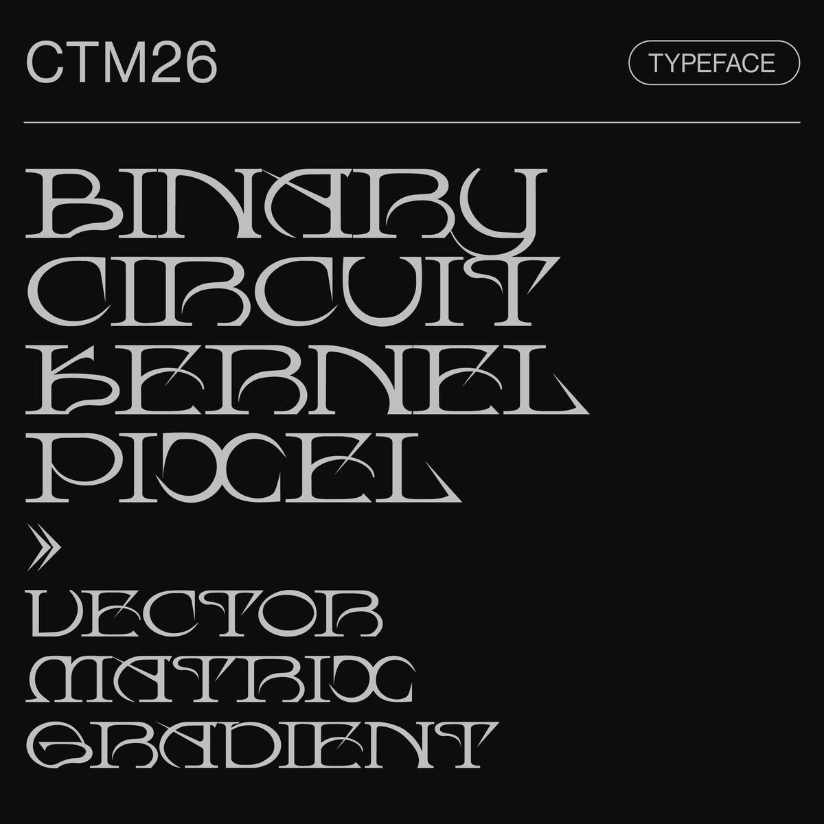 CTM26 Typeface VOJD