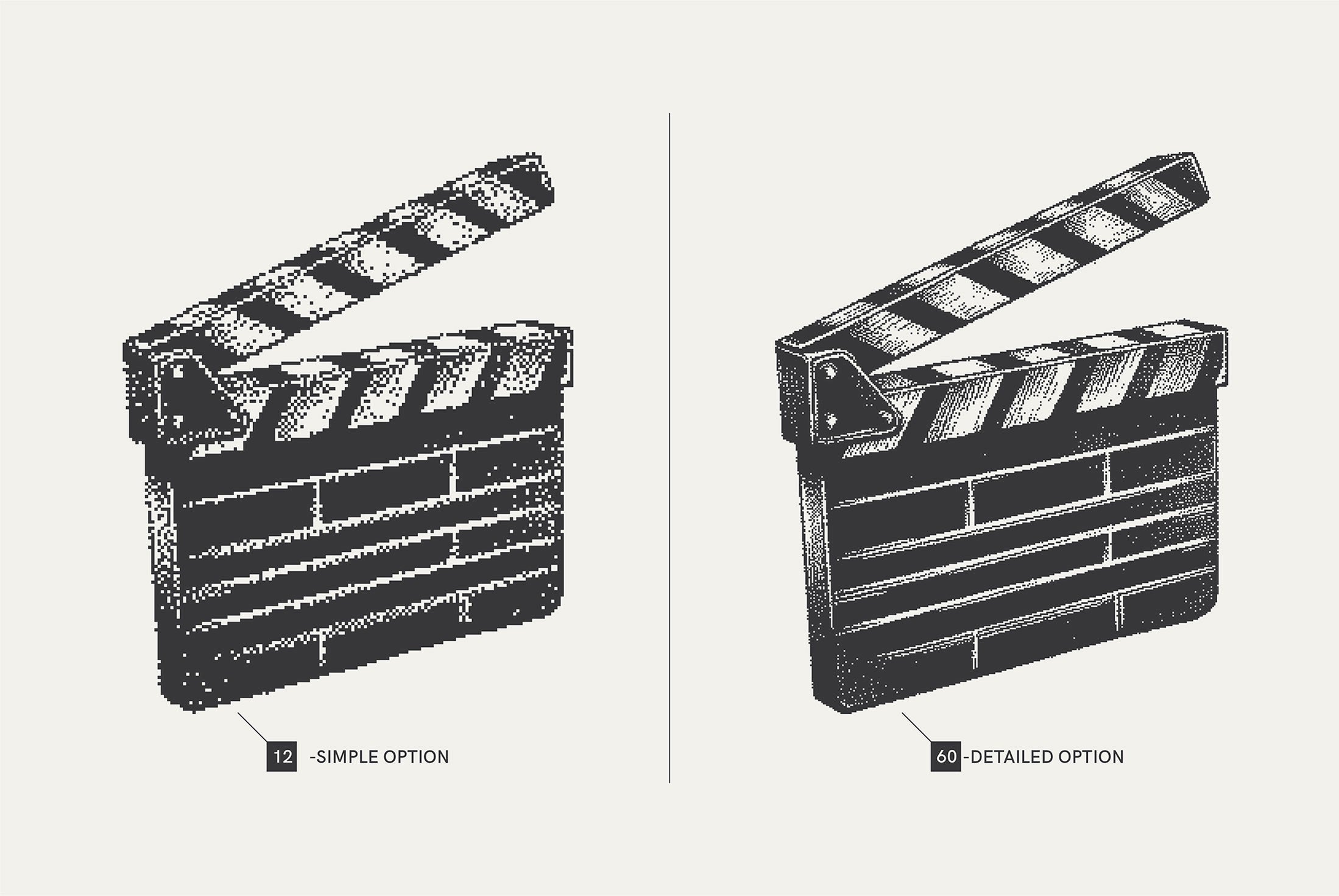 8-Bit Art. Pixelated Graphic Pack Vanzyst