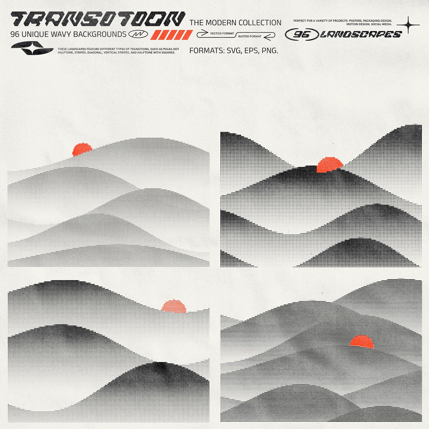 96 Wavy Transition Landscapes
