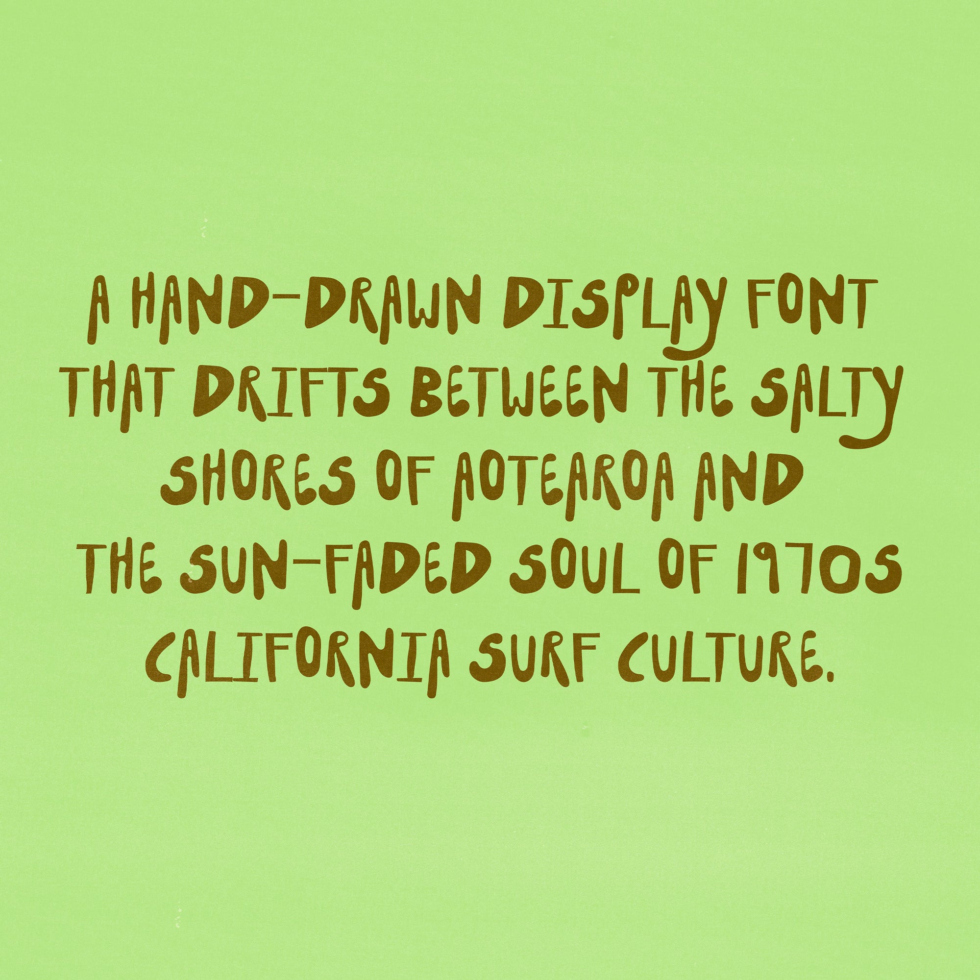 Bungalow Hand Drawn Surf Font Victoria Strukovskaya