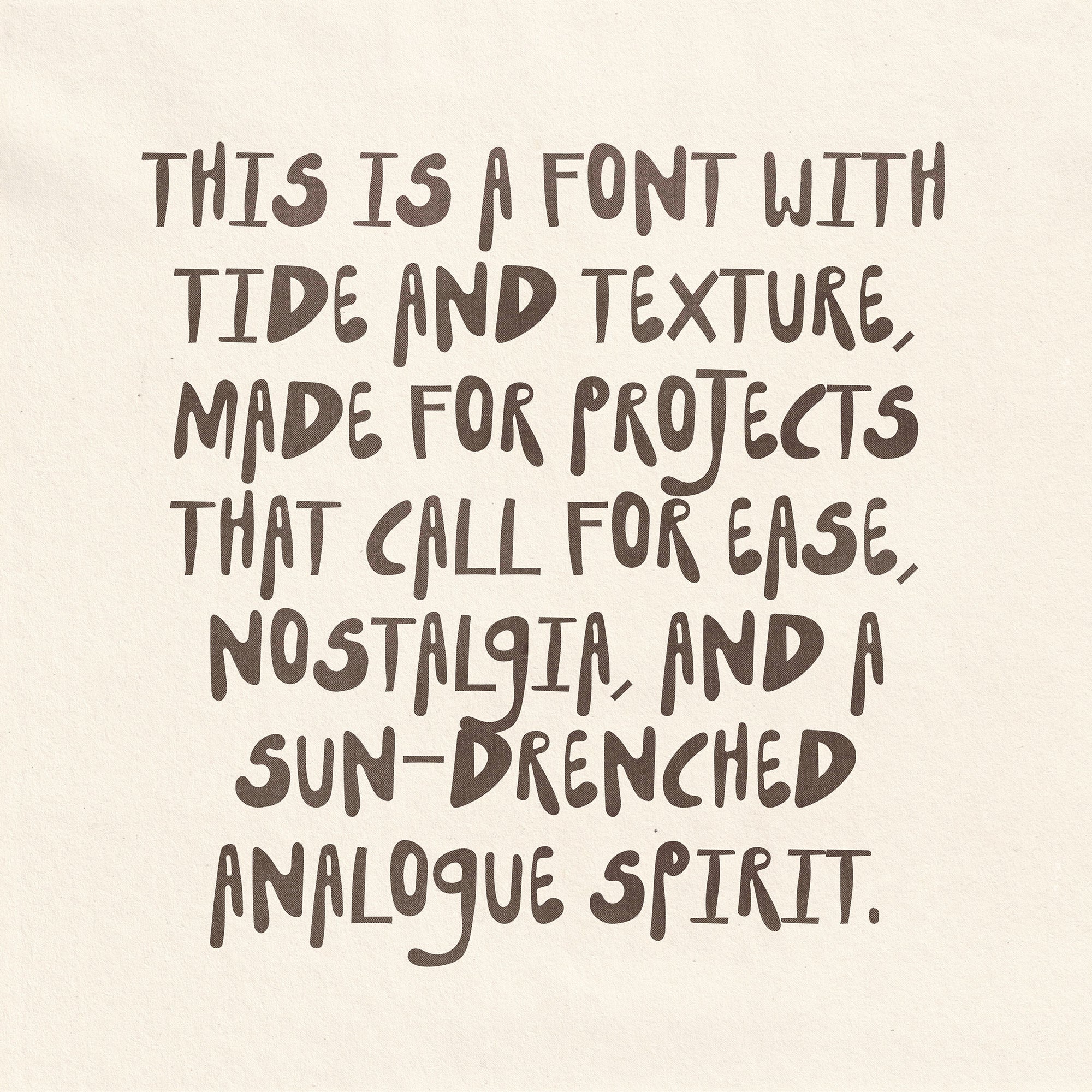 Bungalow Hand Drawn Surf Font Victoria Strukovskaya
