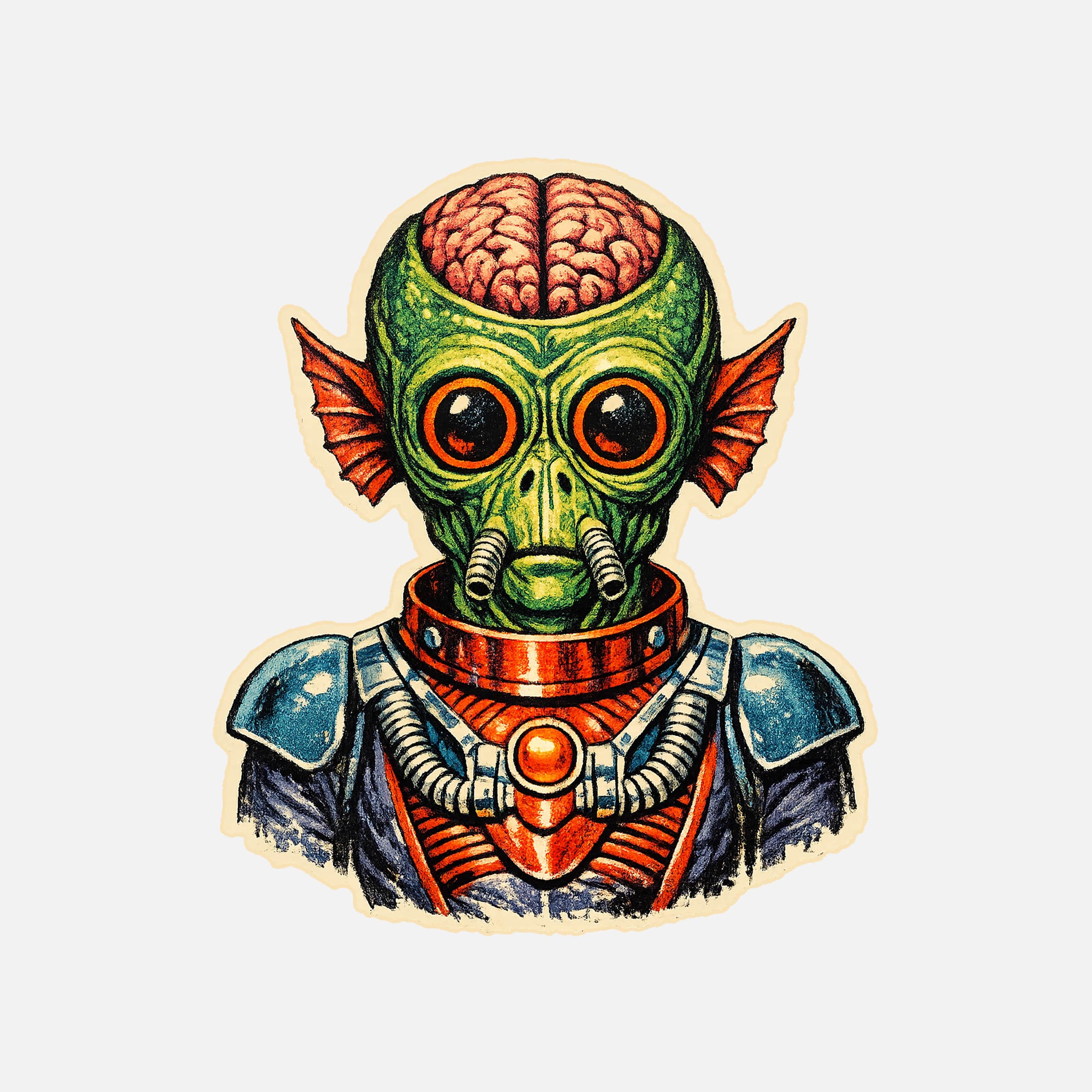 Vintage Alien Illustrations GFX Database