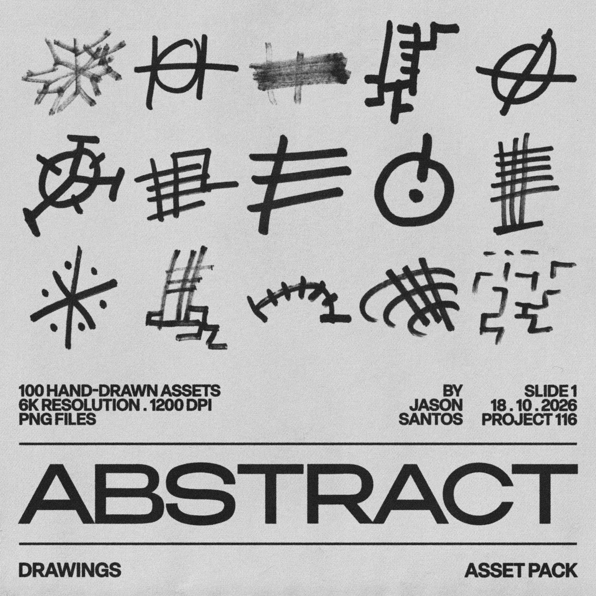 Abstract Drawings Asset Pack Jason Santos
