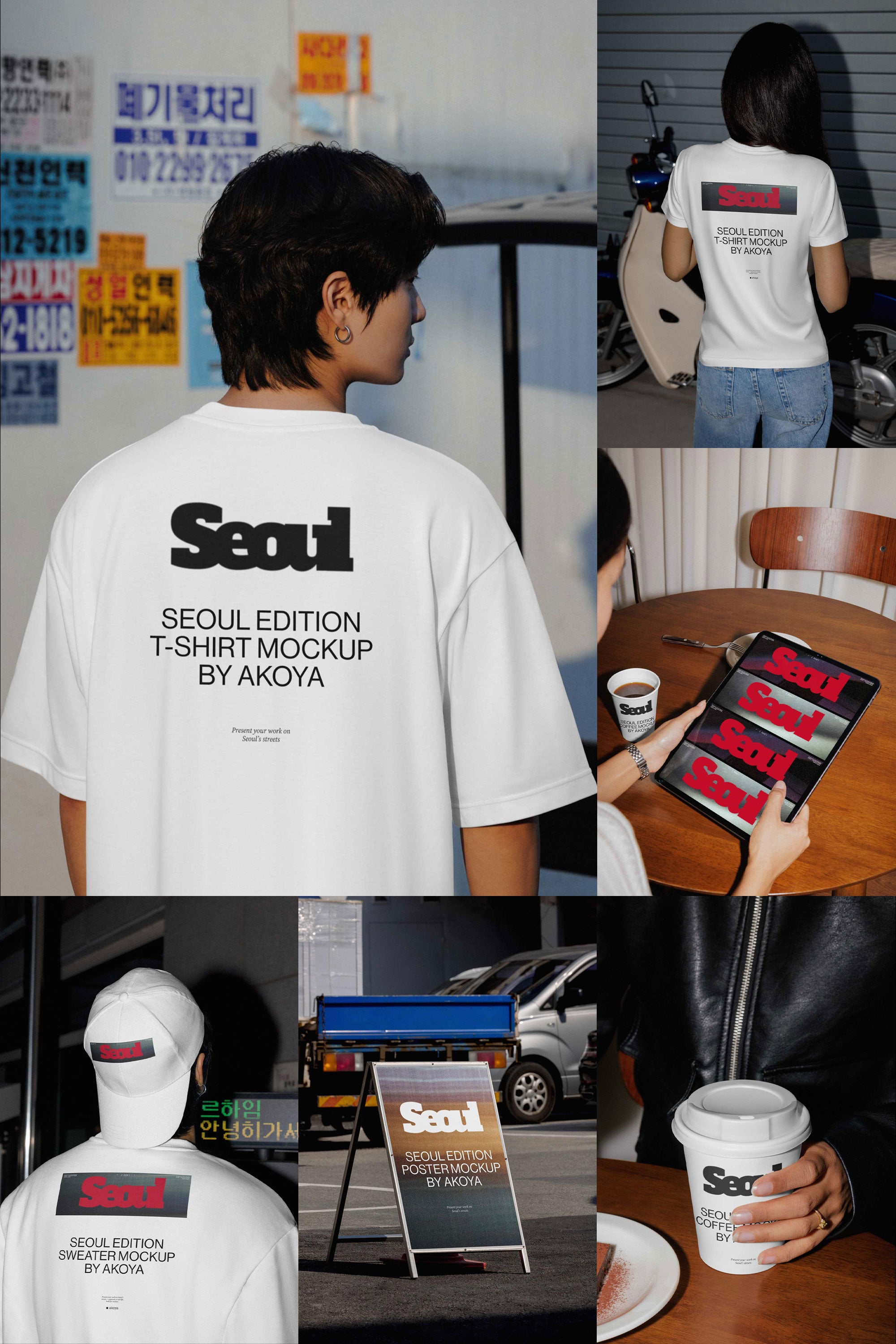 Seoul Mockup Bundle Akoya Mockups
