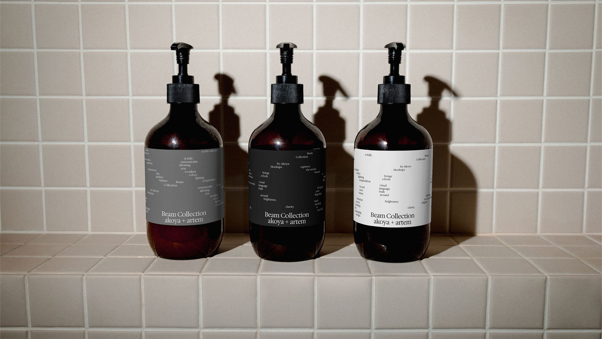 Bottle Mockup 01 Akoya Mockups