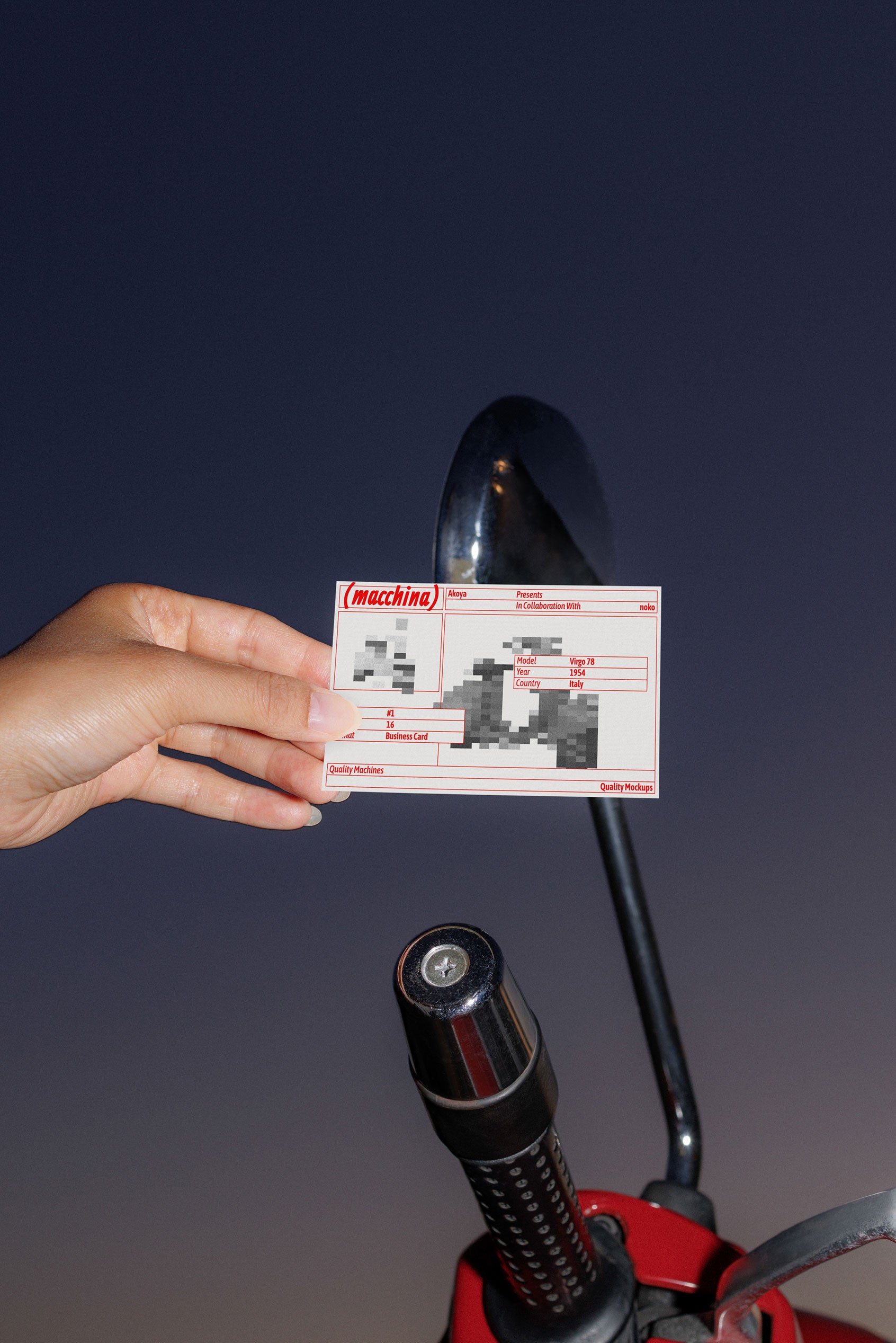 Business Card Mockup 020 Akoya Mockups