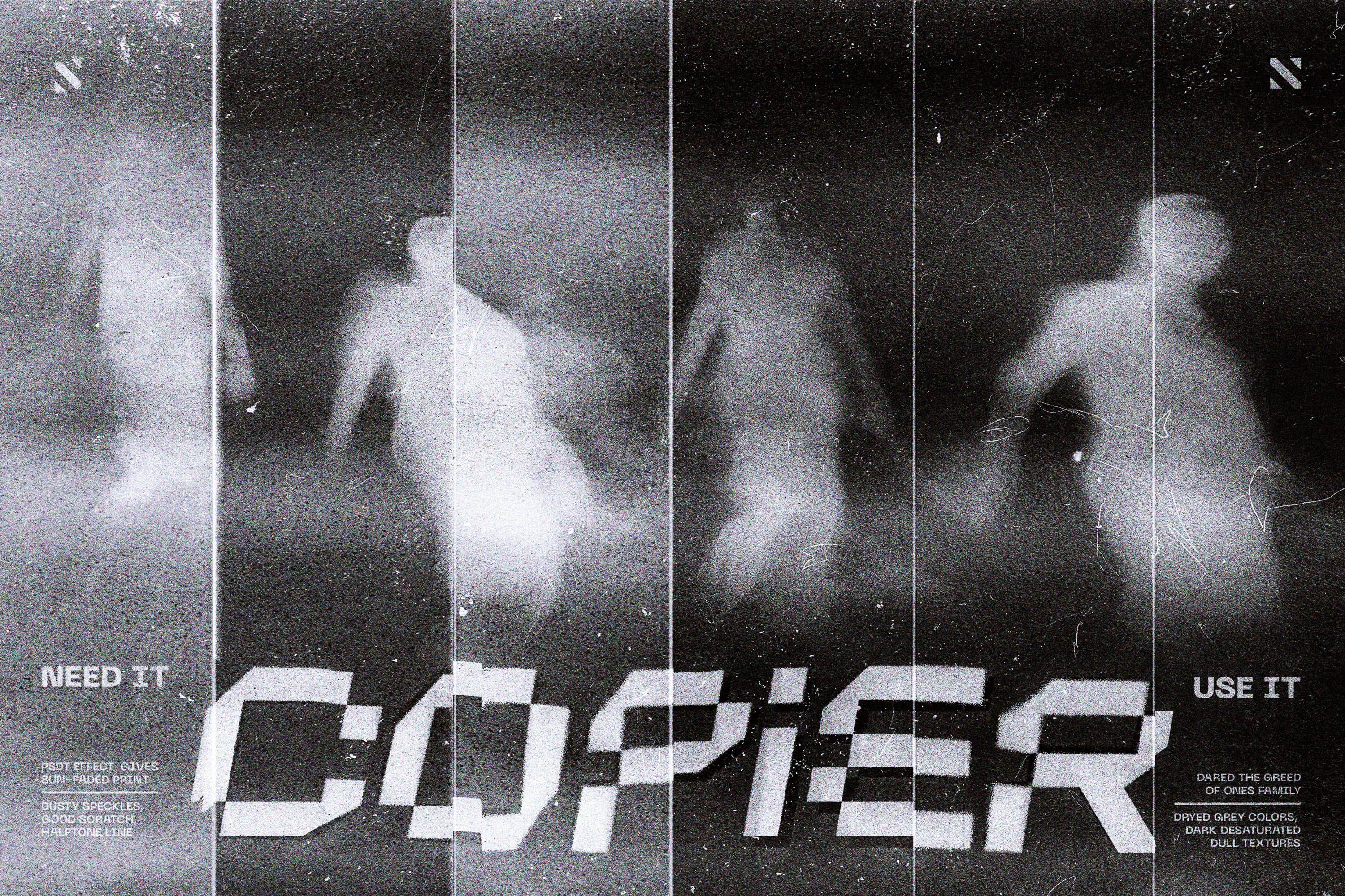 Bad Print Copier Effect Pixelbuddha