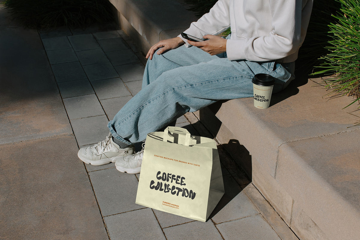 Paper Bag Mockup 03CC Furioso Mockups