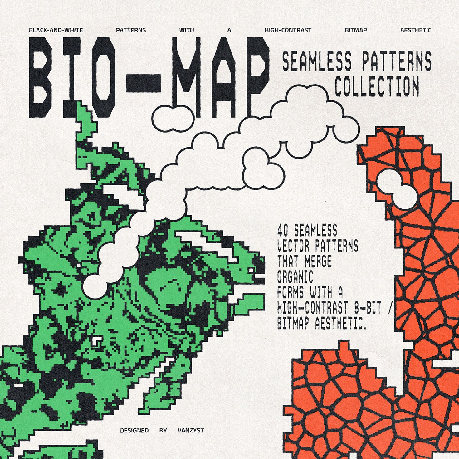 Bio-Map Seamless Patterns Collection Vanzyst