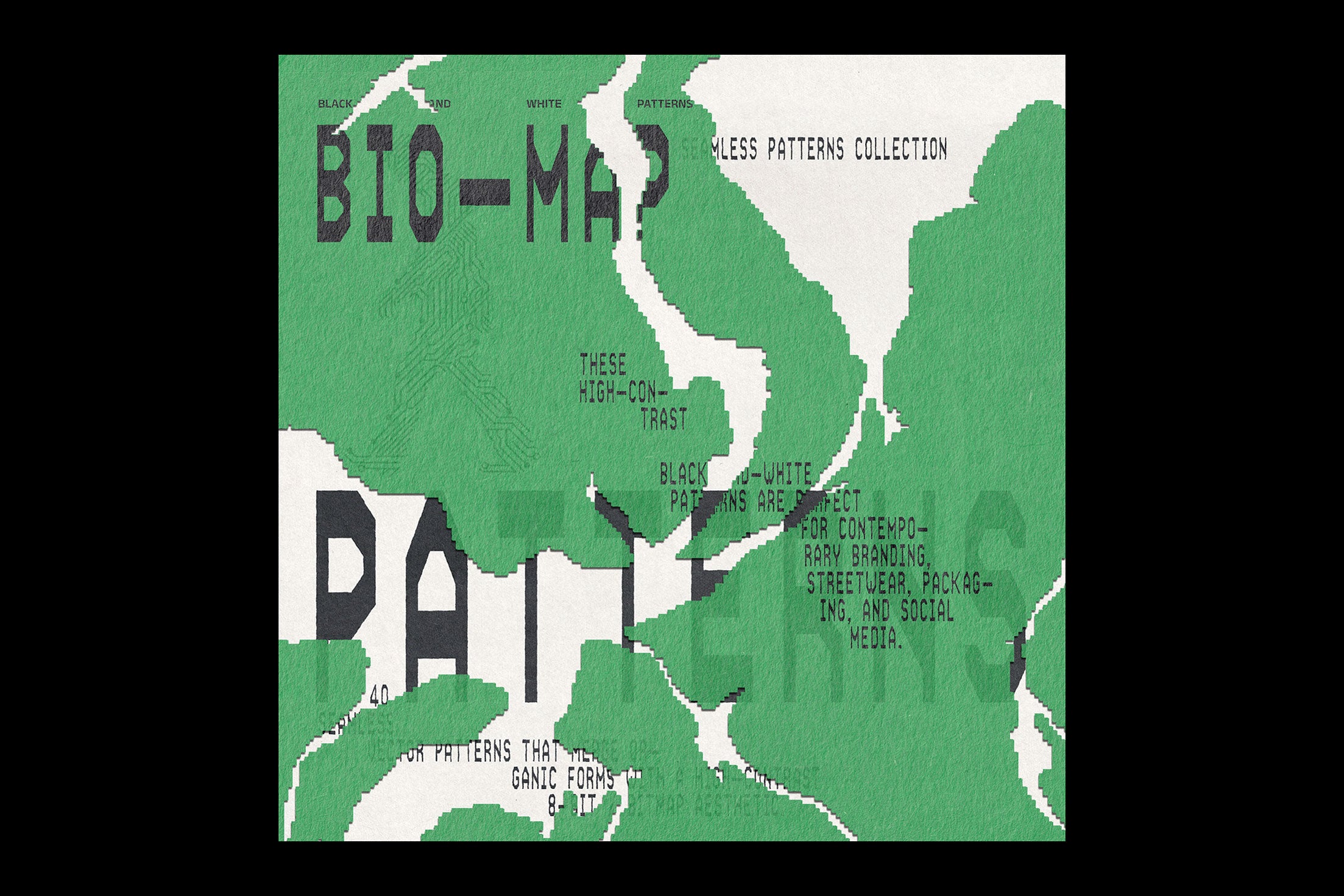 Bio-Map Seamless Patterns Collection Vanzyst