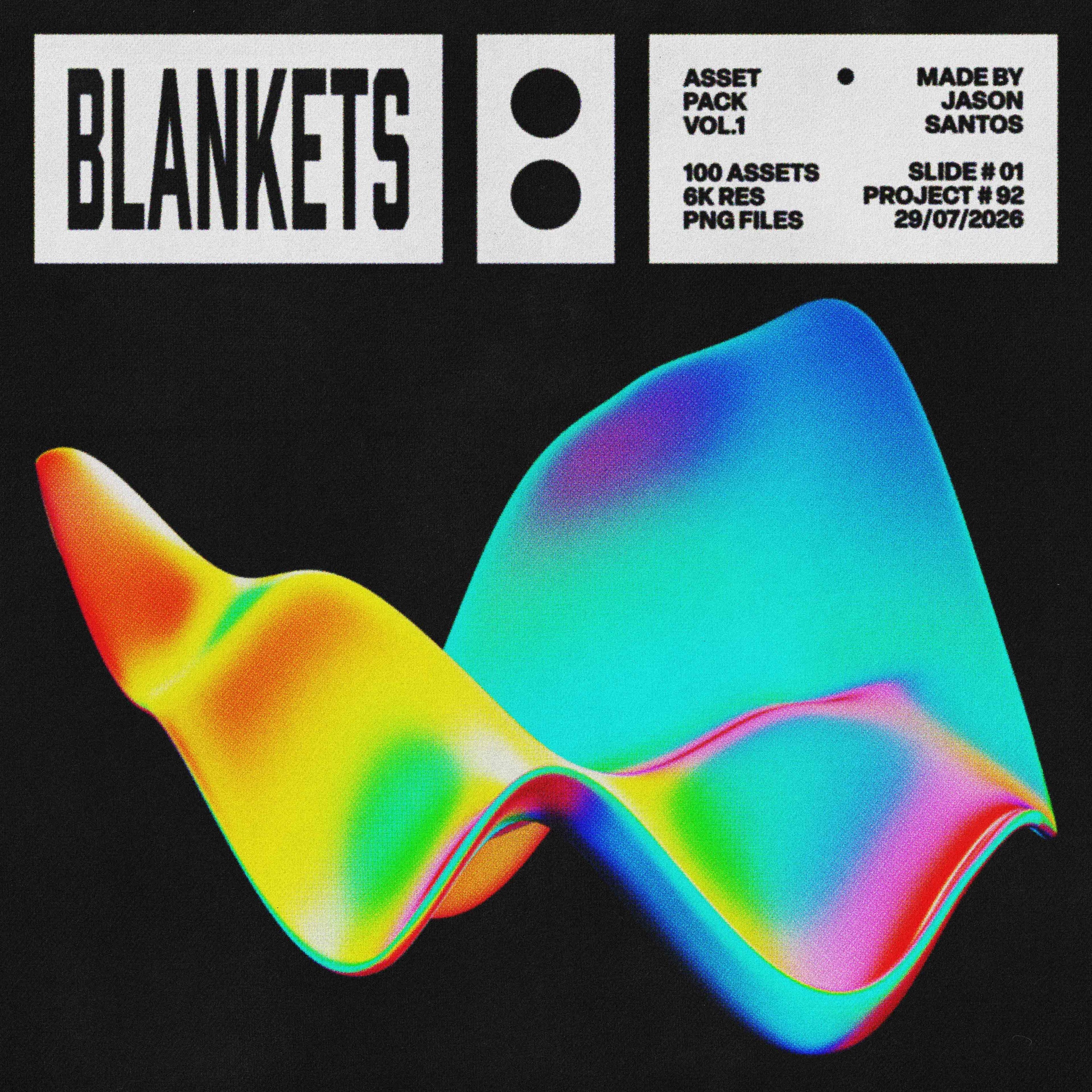 Blankets Asset Pack (Vol.1) Abstract Folded Graphics Jason Santos