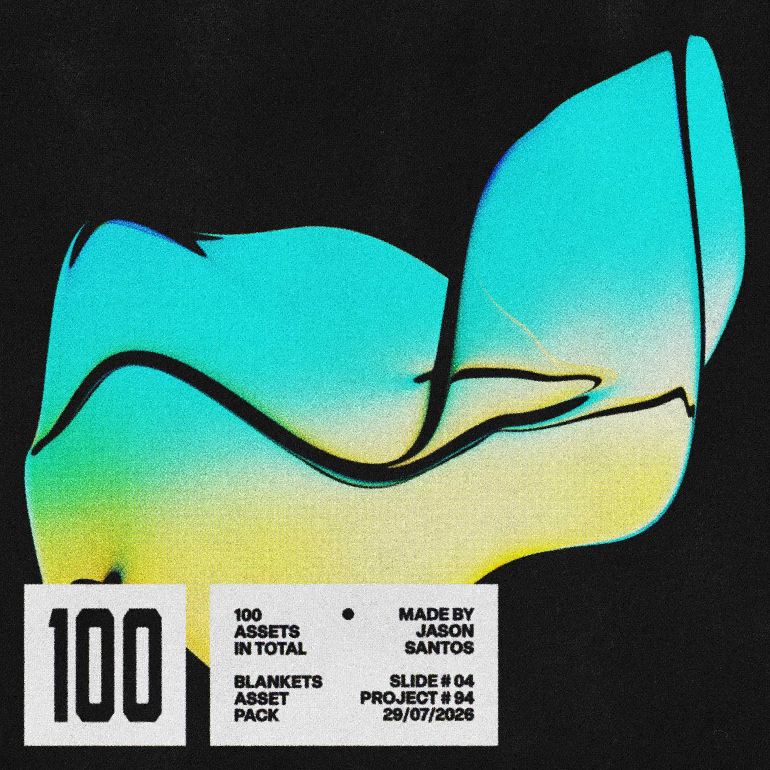 Blankets Asset Pack (Vol.3) Abstract Glass PNGs Jason Santos