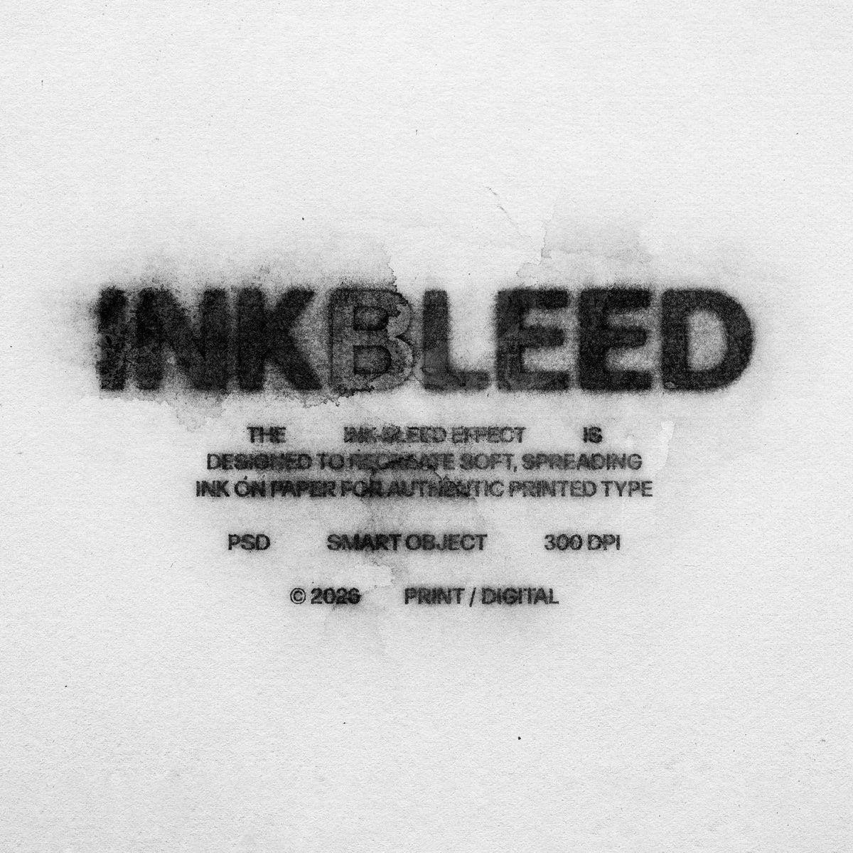 Ink Bleed Effect Pixelbuddha