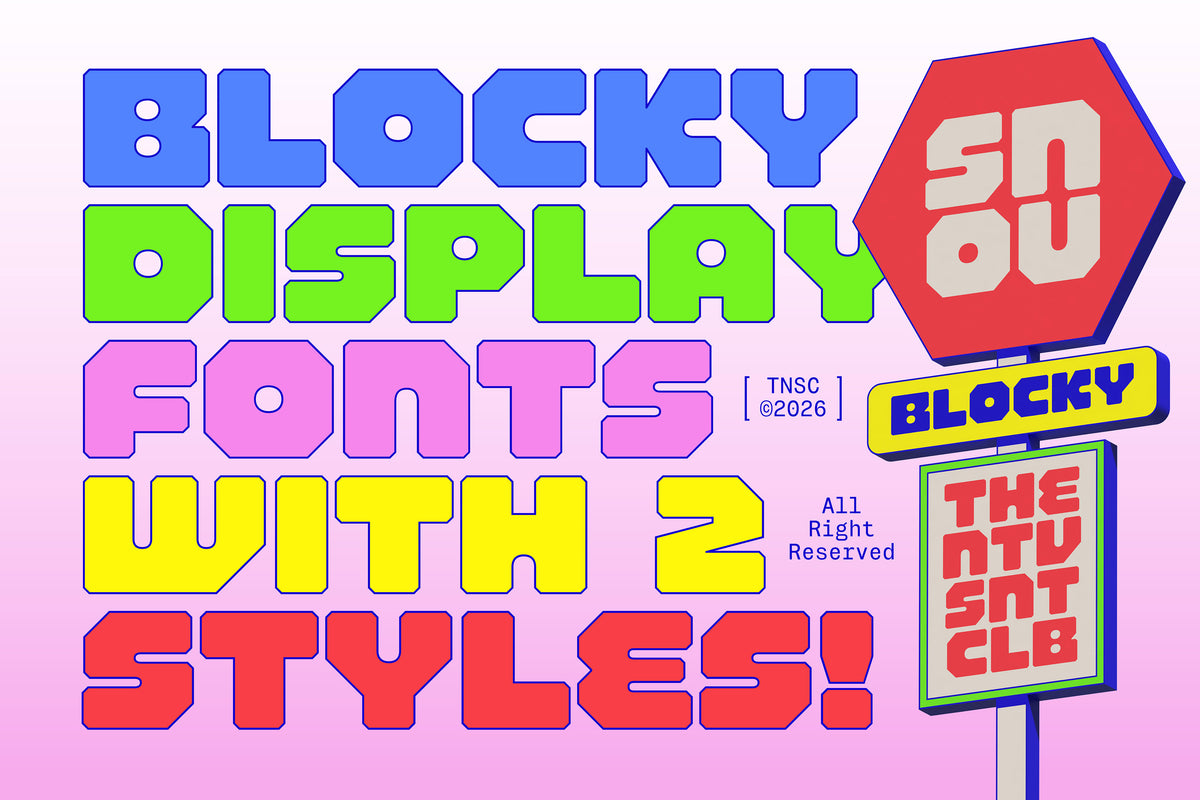 Snou Typeface TNSC The Native Saint Club