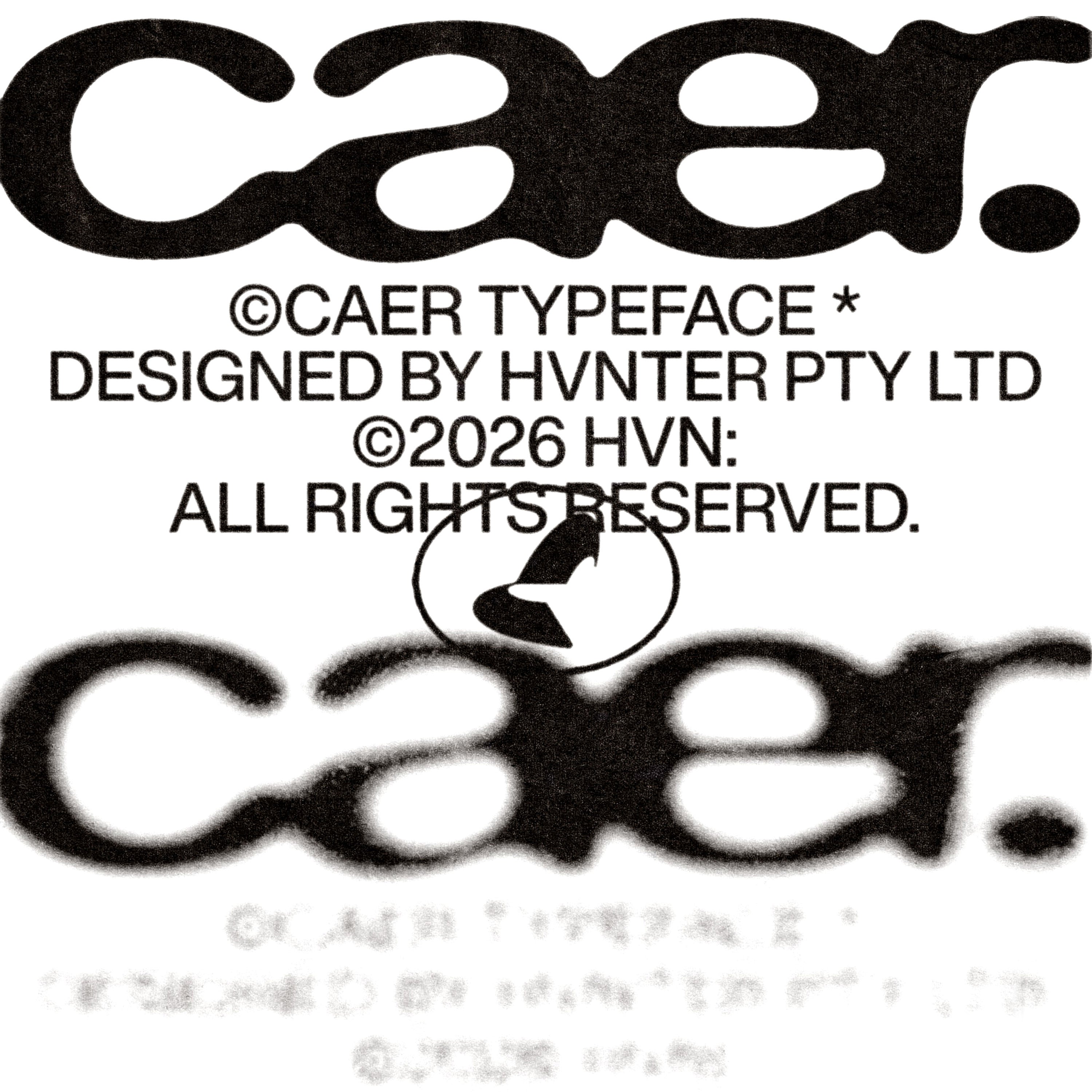 caer Typeface hvnter