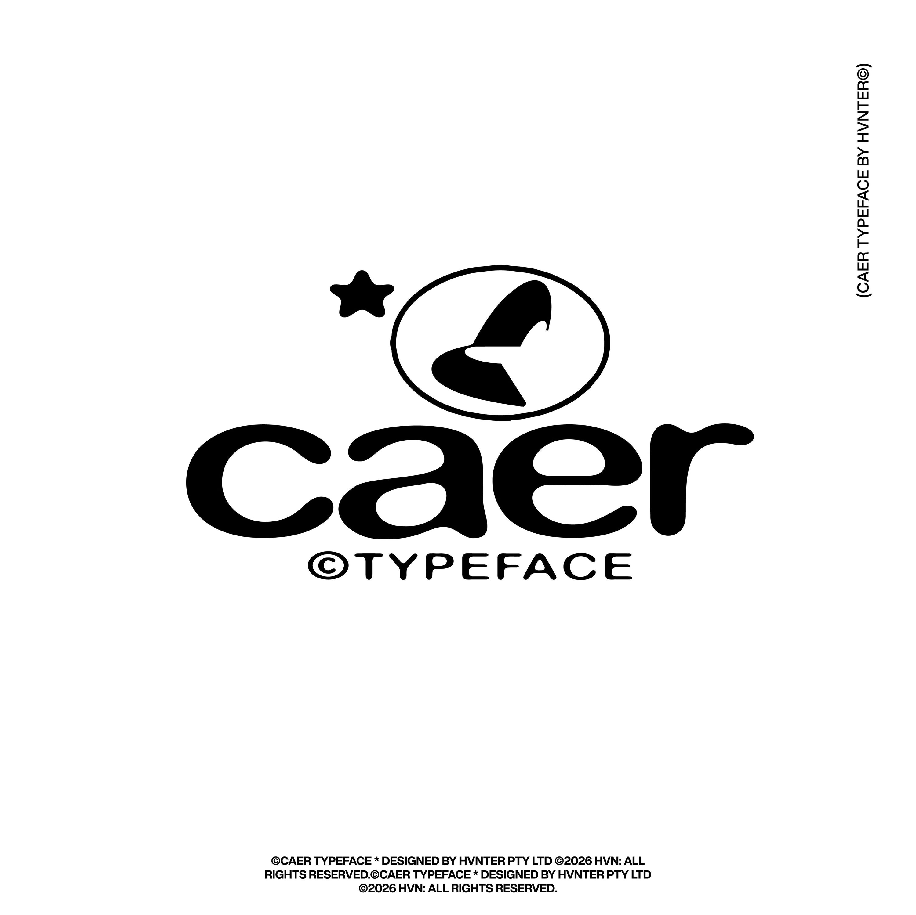 caer Typeface hvnter