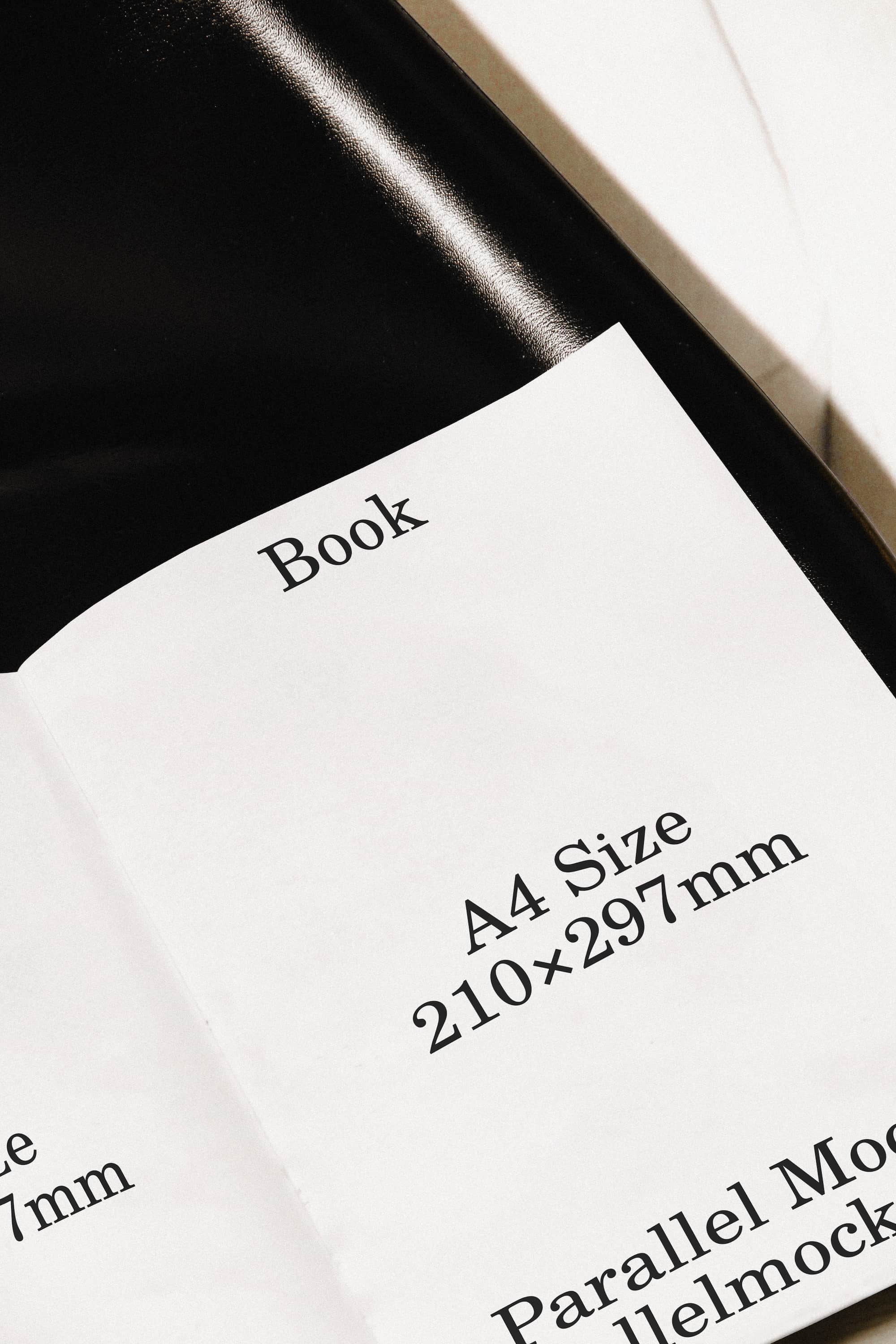 Book Mockup OF-A-27 Parallel Mockup