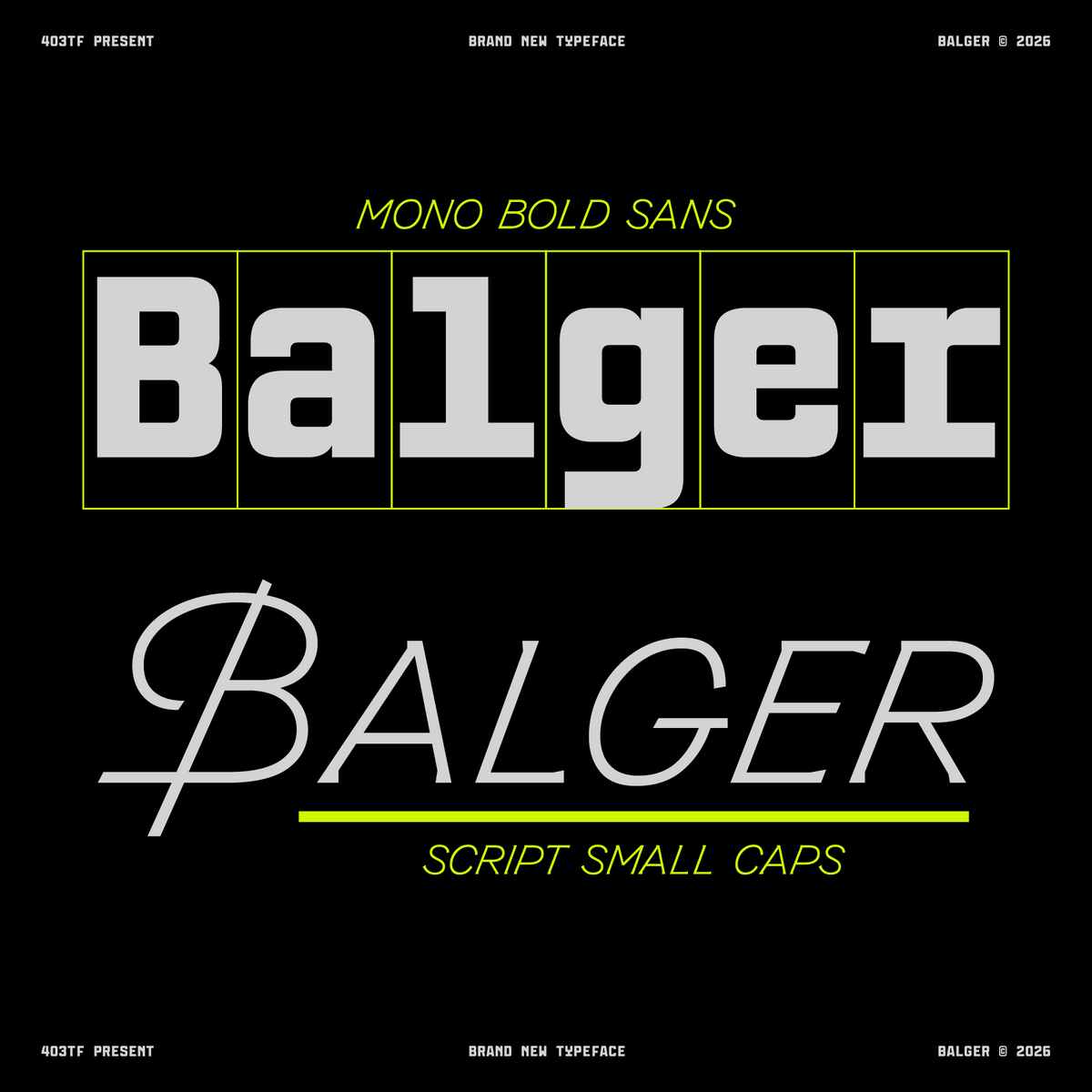 403 Balger 403TF