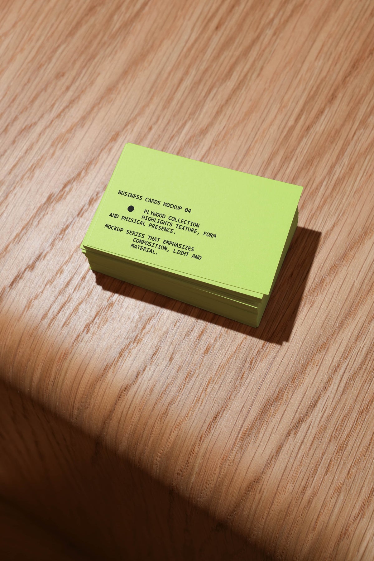 Business Card Mockup PW001 Just Form Mockups