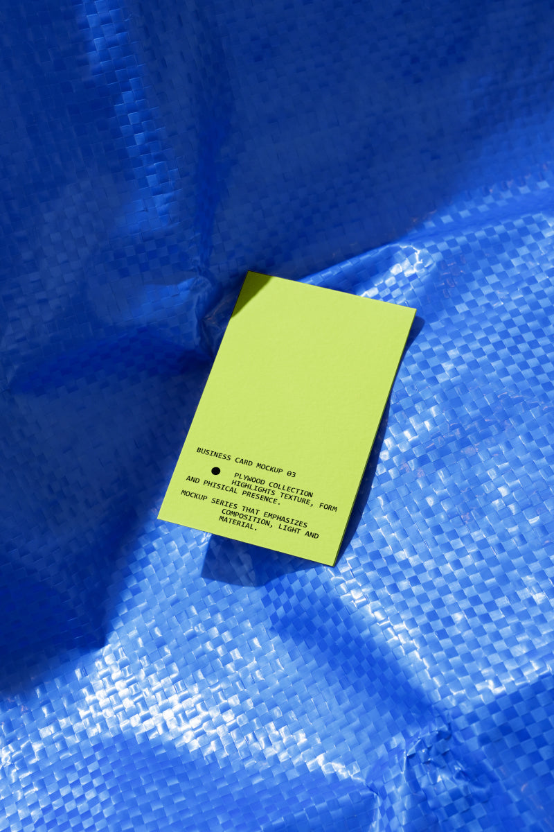 Business Card Mockup PW001 Just Form Mockups