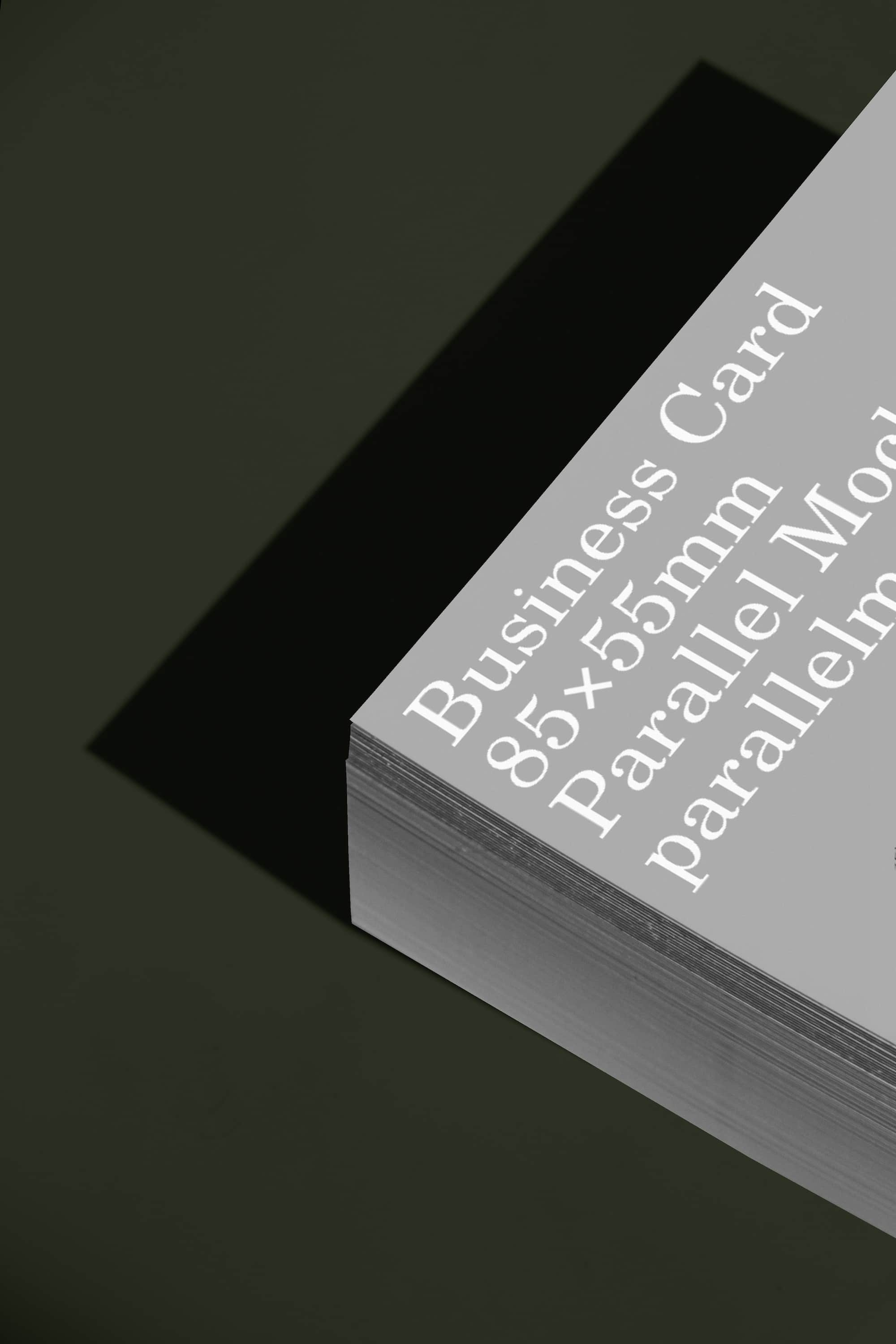 Business Card Mockup OF-A-18 Parallel Mockup
