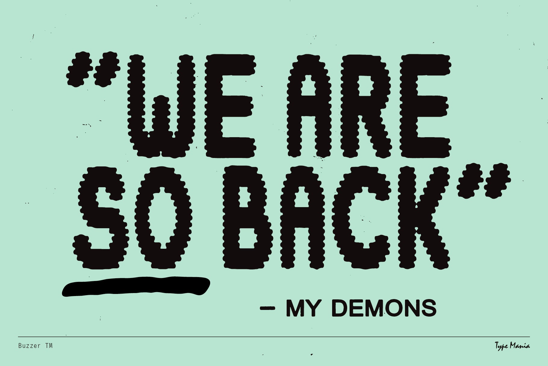 Buzzer TM Type Mania