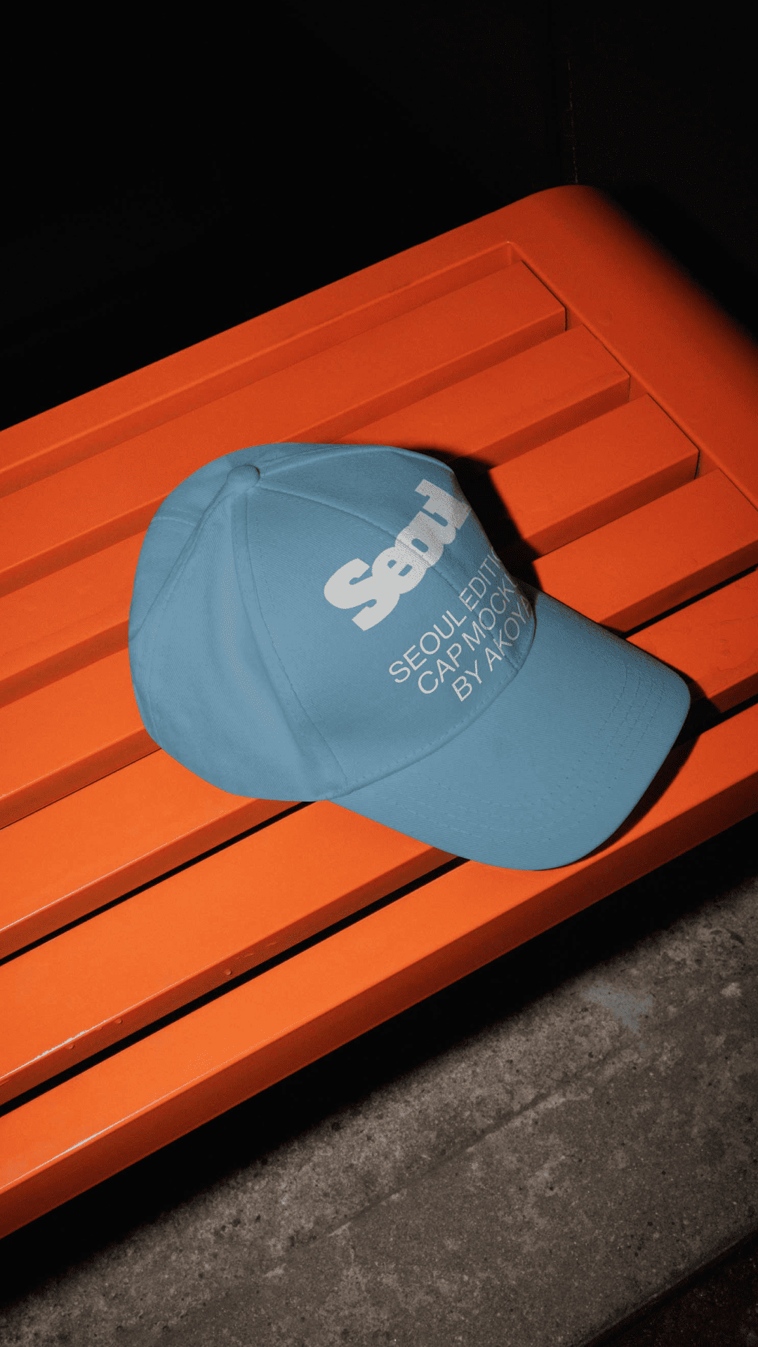 Seoul Cap Mockup 01 Akoya Mockups