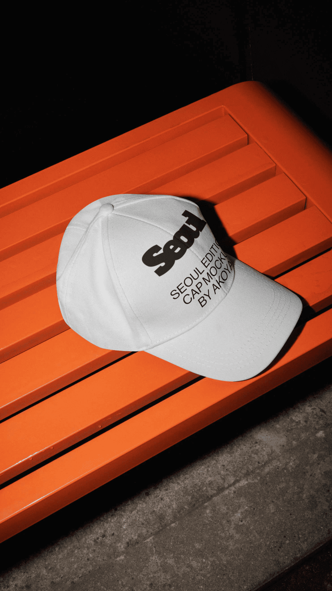 Seoul Cap Mockup 01 Akoya Mockups
