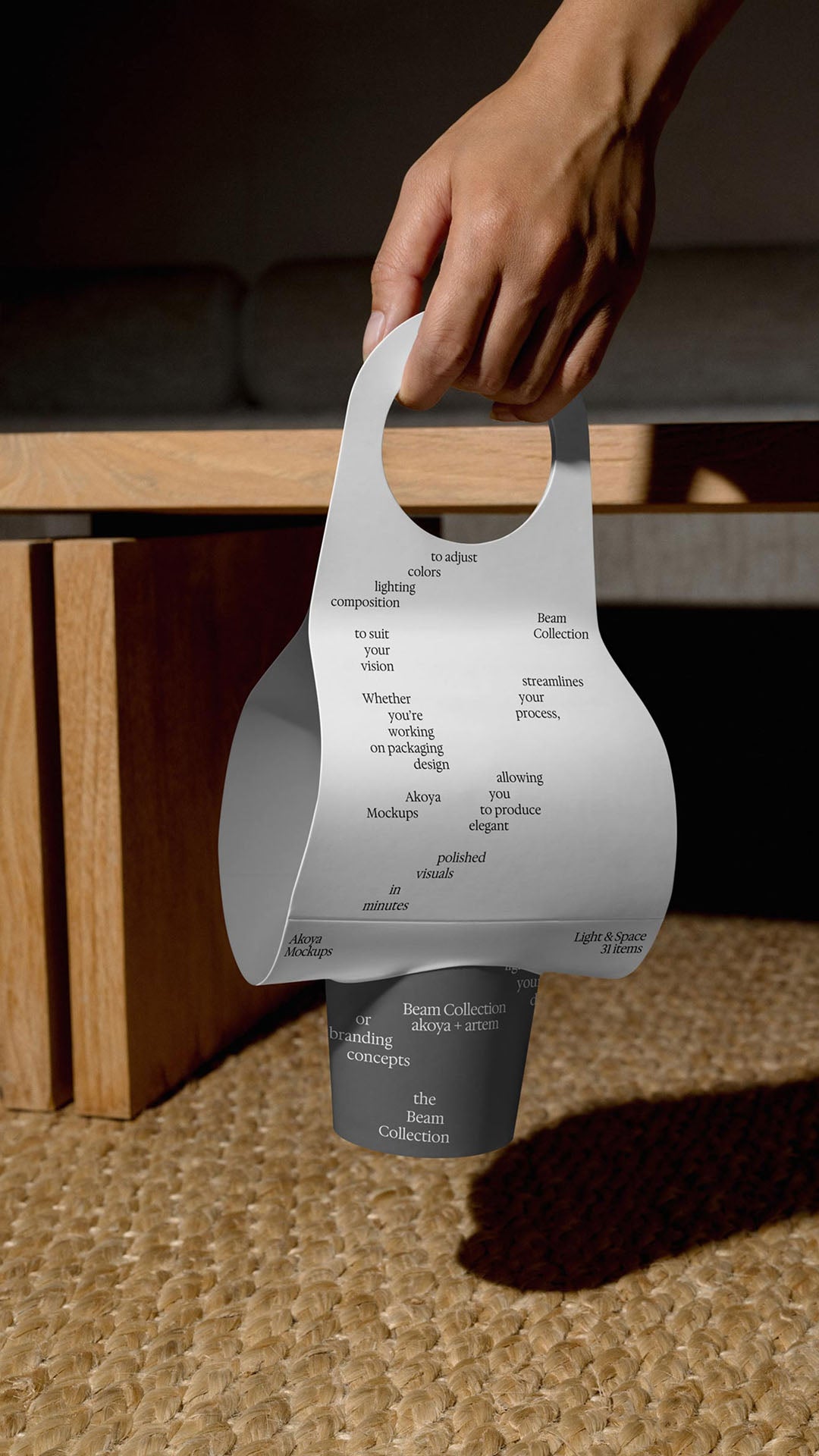 Coffee Holder Mockup 02 Akoya Mockups